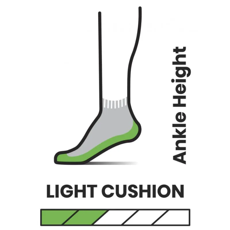 Calze da trekking Smartwool Light cushion Ankle (Grigio medio)