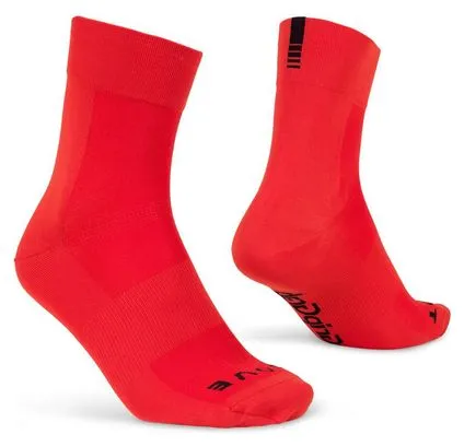 Calze leggere GripGrab Airflow alte rosse