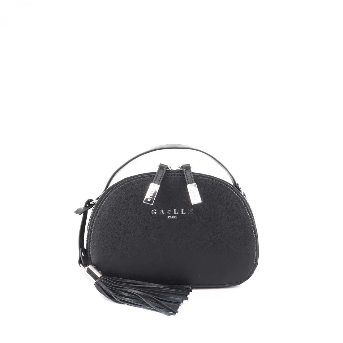 Camera Bag Con Logo E Manico, Nero