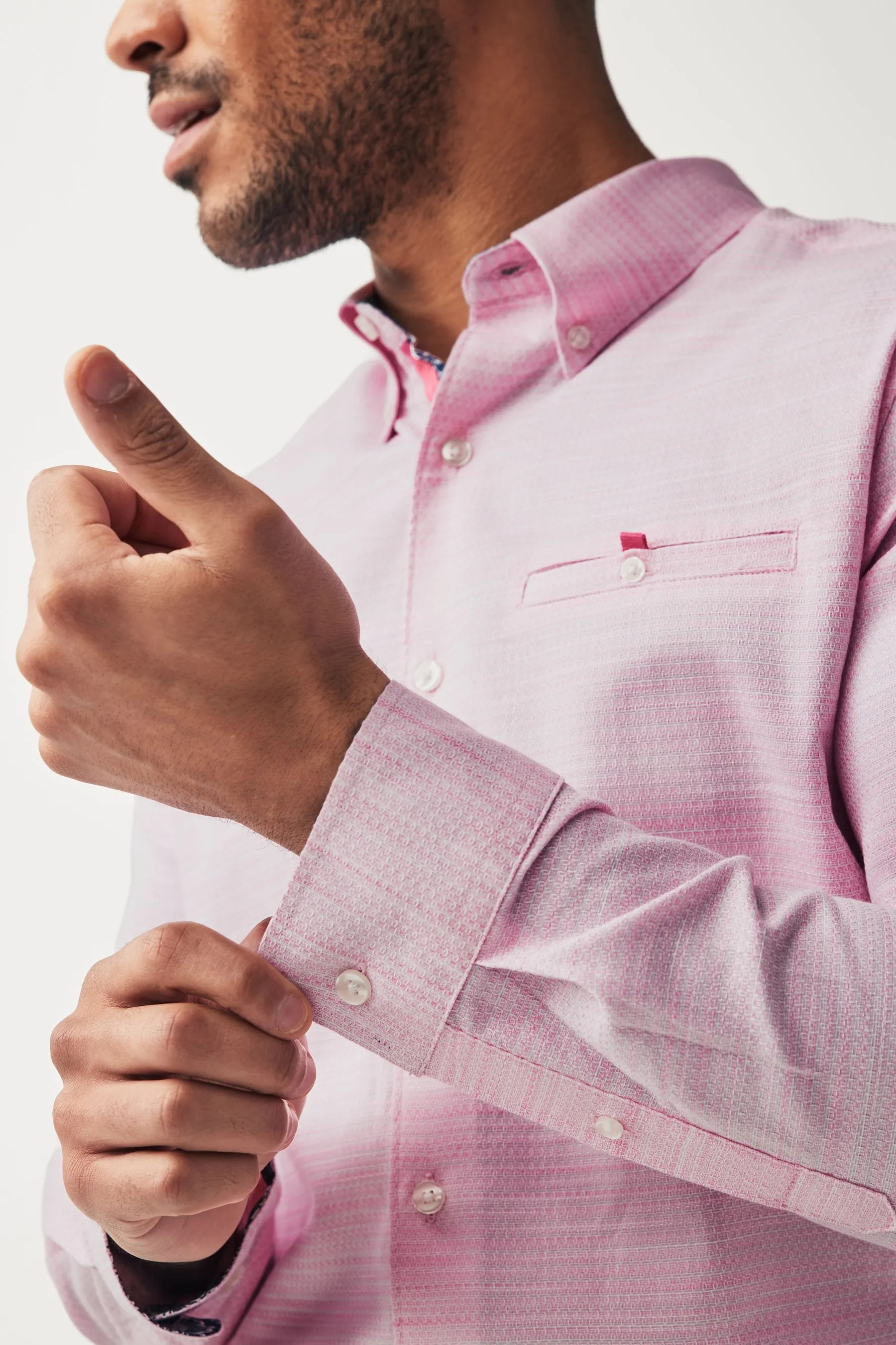 Camicia con Manica lunga testurizzata
