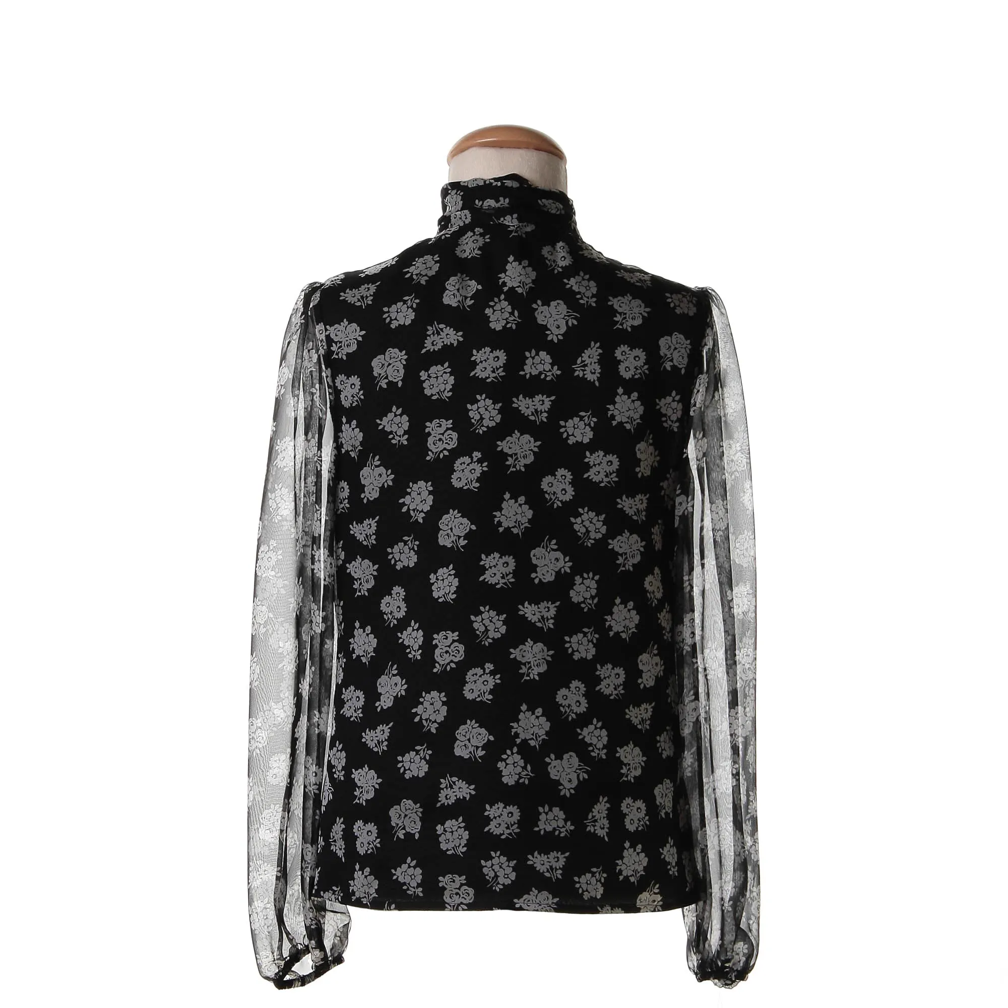 Camicia Fantasia Floreale Seta E Rayon