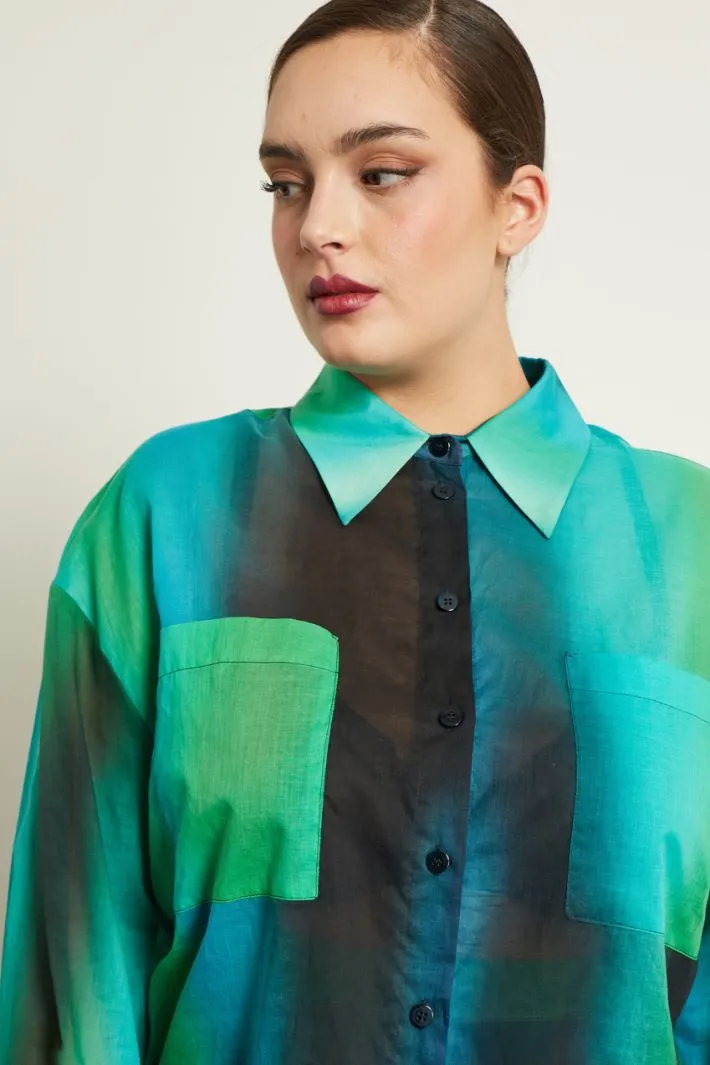 Camicia in cotone stampato