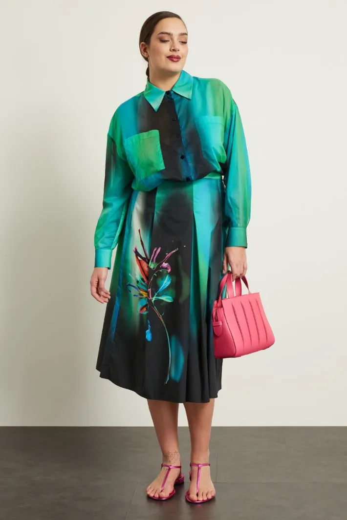 Camicia in cotone stampato
