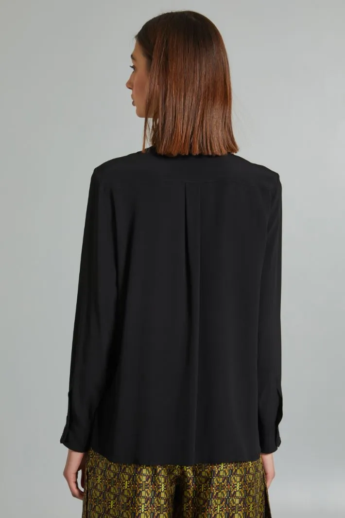 Camicia in crépe de chine