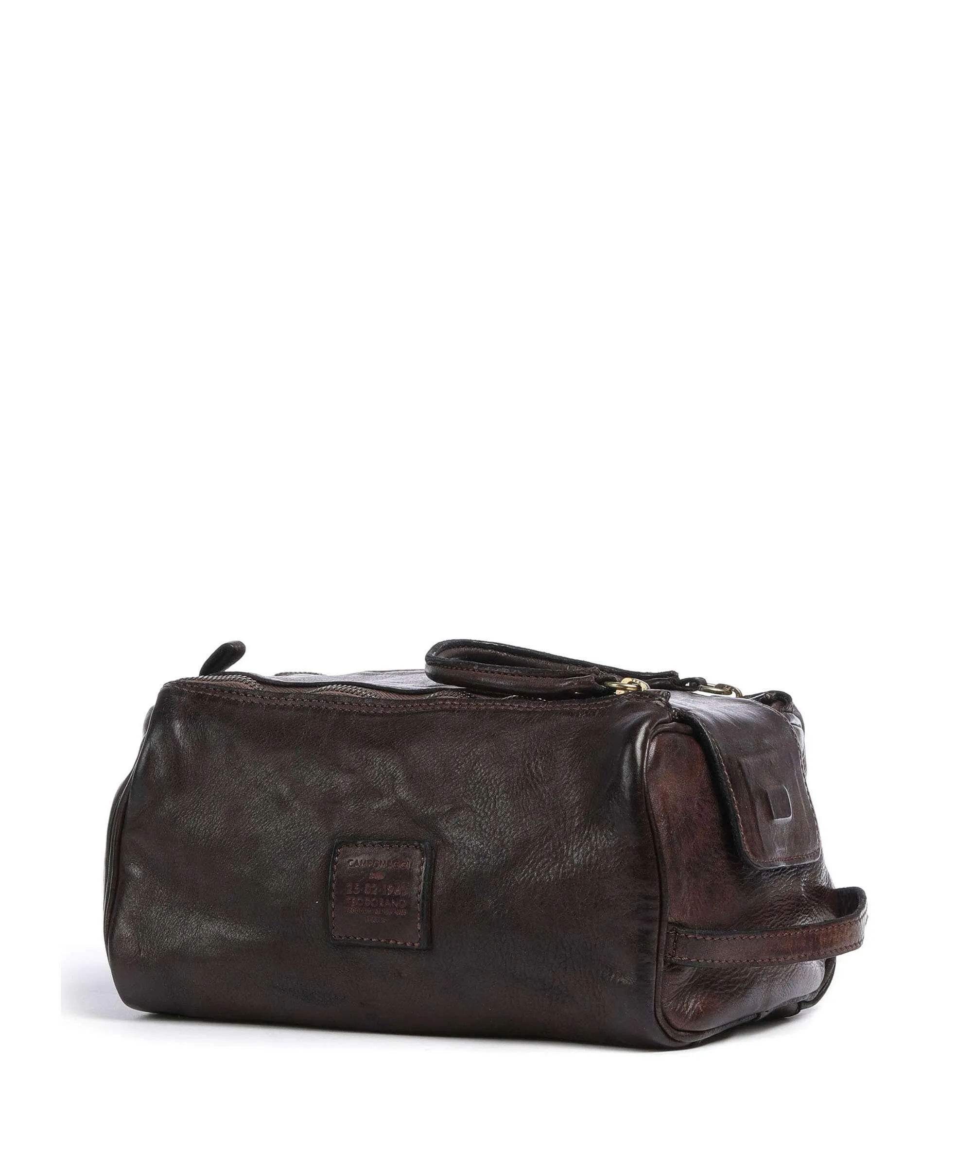  Campomaggi Palletteria Borsa da toilette marrone scuro 24 cm  