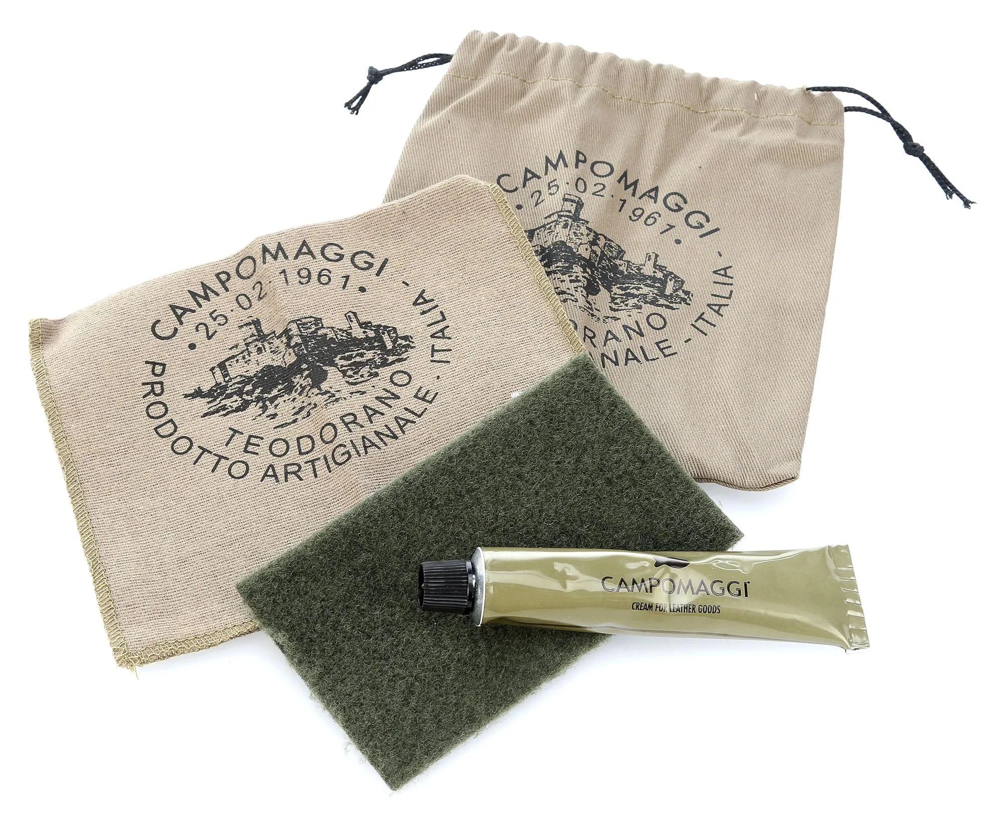 Campomaggi Palletteria Borsa da toilette marrone scuro 24 cm  