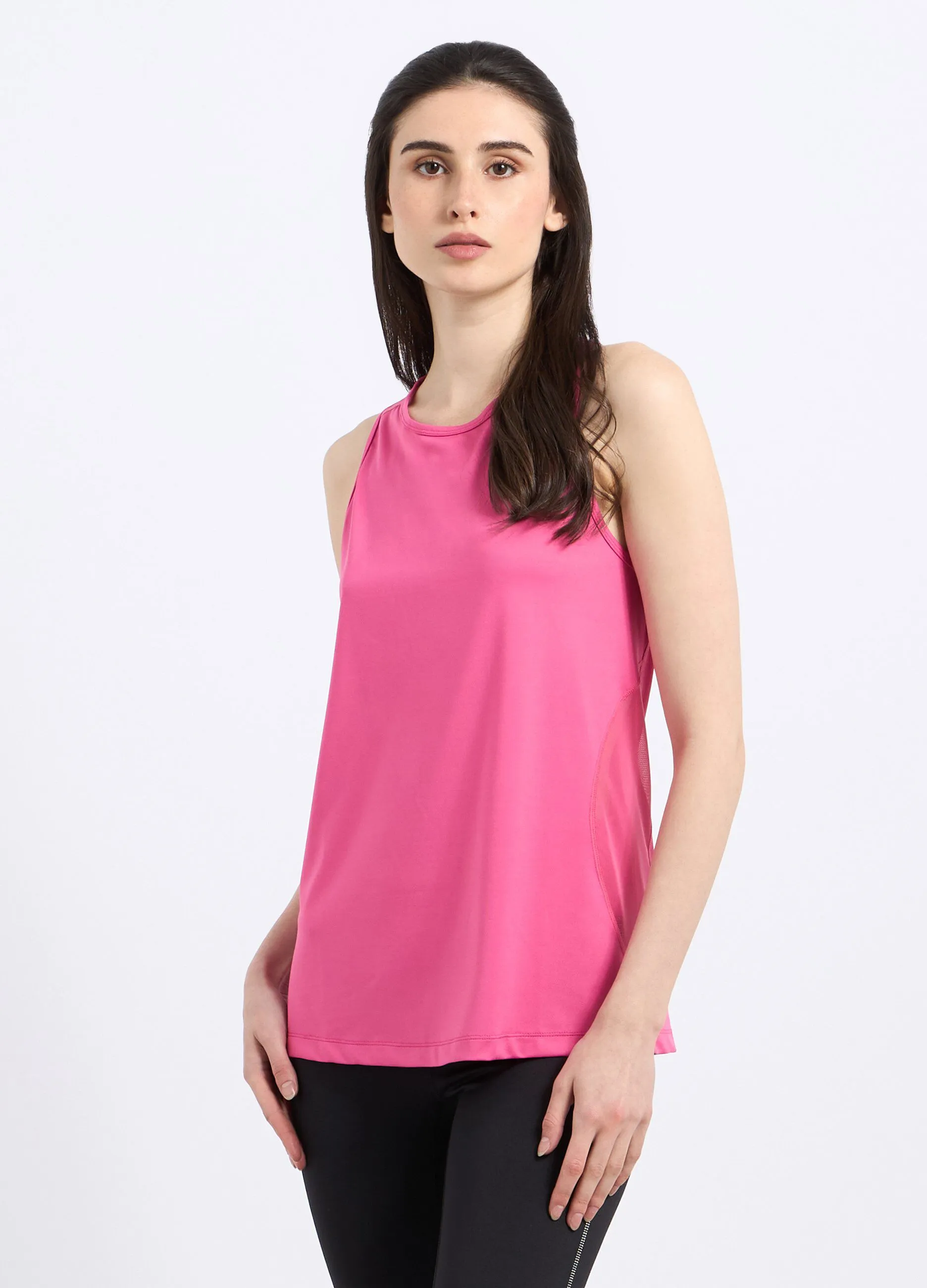 Canotta Holistic Fitness con cut out donna
