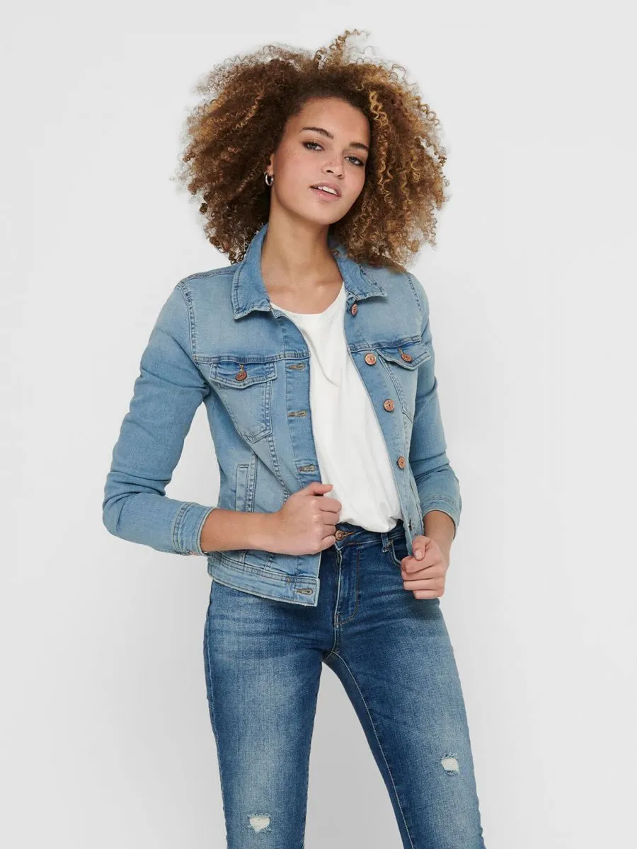 CAPISPALLA E GIACCHE Donna ONLY 15177241 TIA LIGHT BLUE DENIM