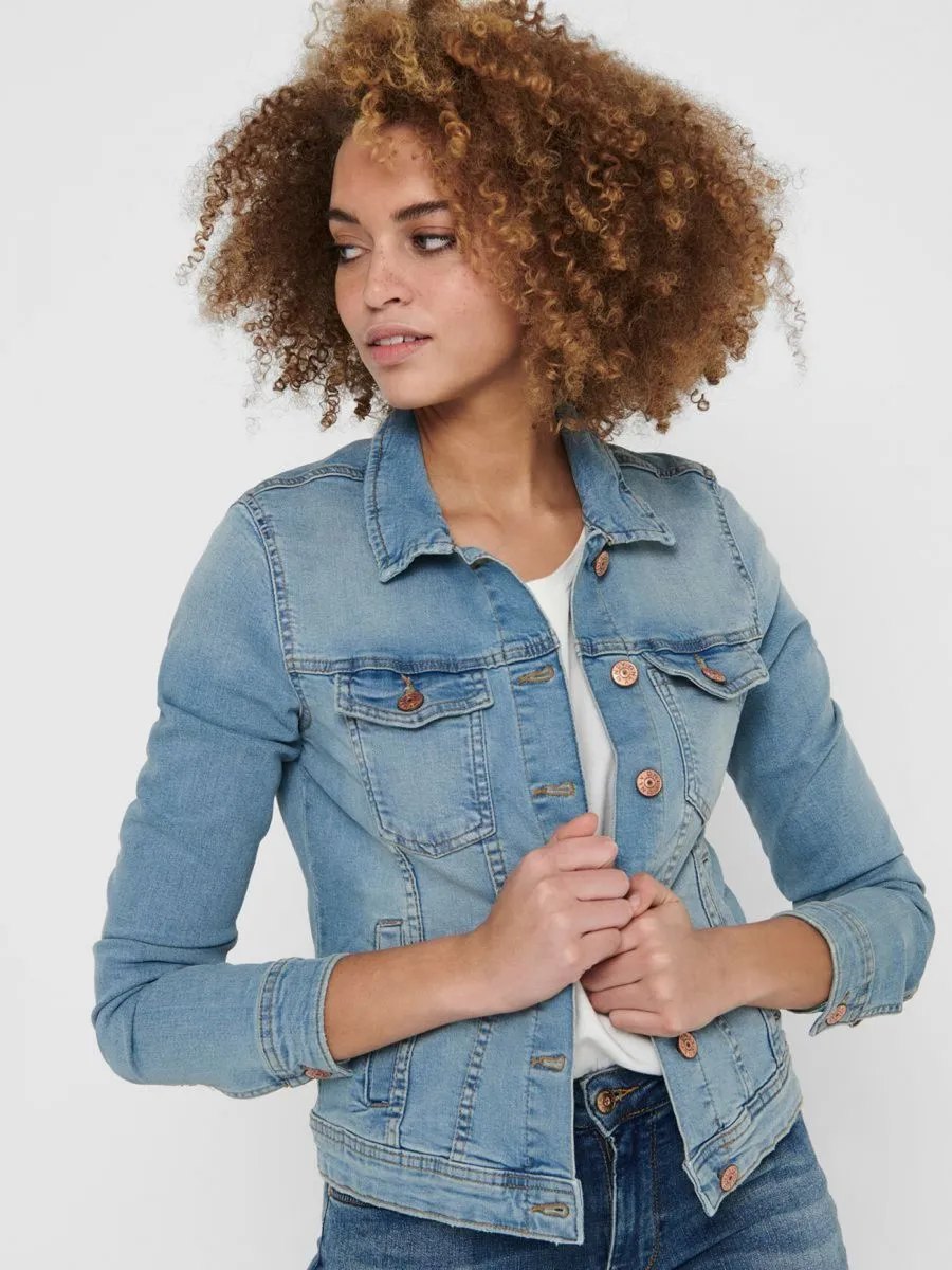 CAPISPALLA E GIACCHE Donna ONLY 15177241 TIA LIGHT BLUE DENIM