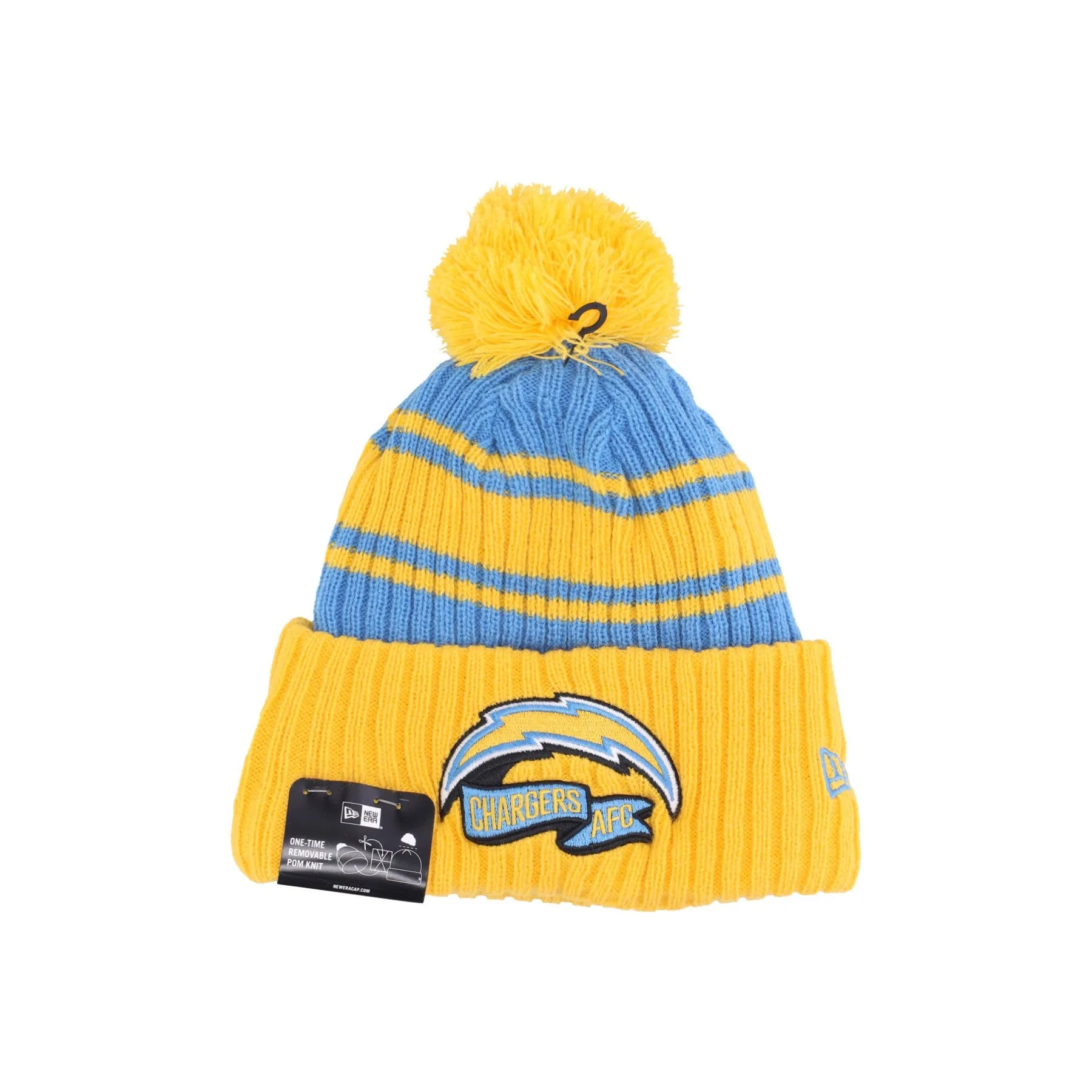 Cappello Pom Pom Uomo Nfl Sideline Sport Knit Cw Loscha Original Team Colors