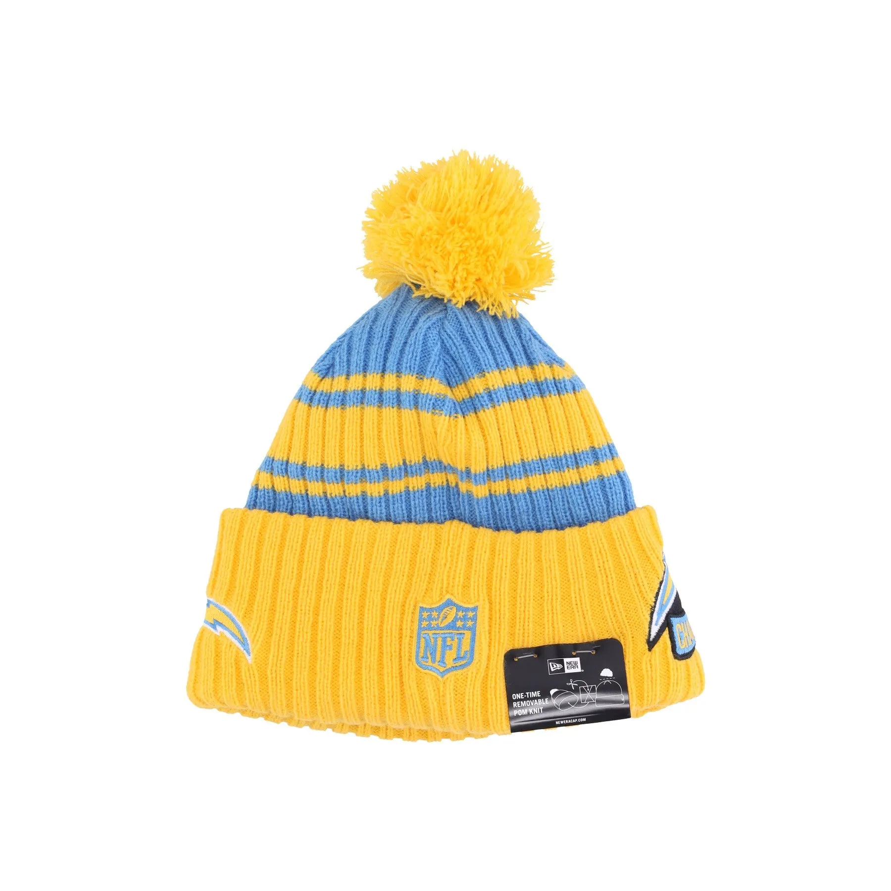 Cappello Pom Pom Uomo Nfl Sideline Sport Knit Cw Loscha Original Team Colors