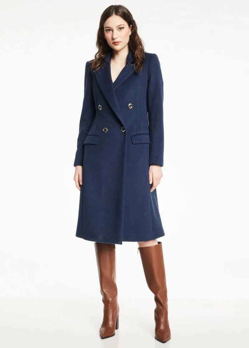 Cappotto lungo in misto viscosa