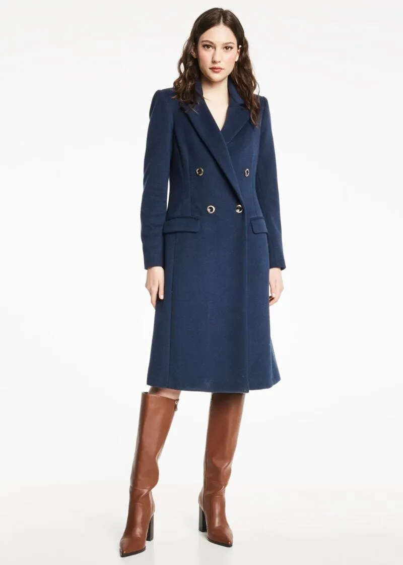 Cappotto lungo in misto viscosa