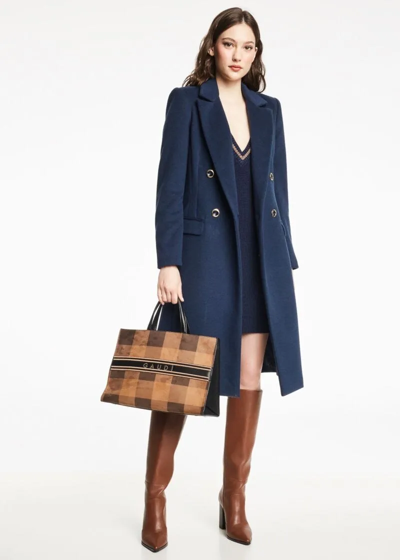 Cappotto lungo in misto viscosa
