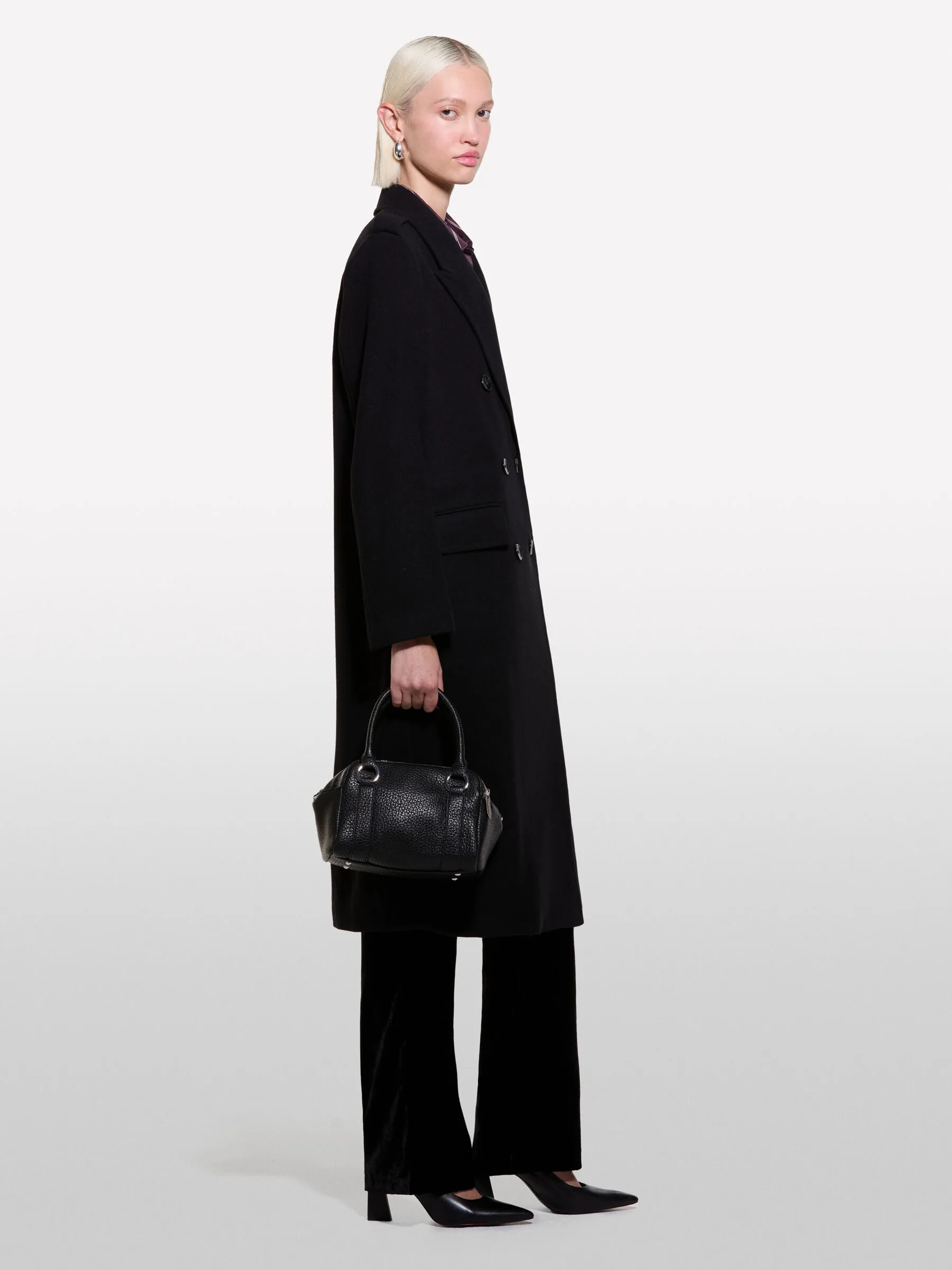 Cappotto lungo nero