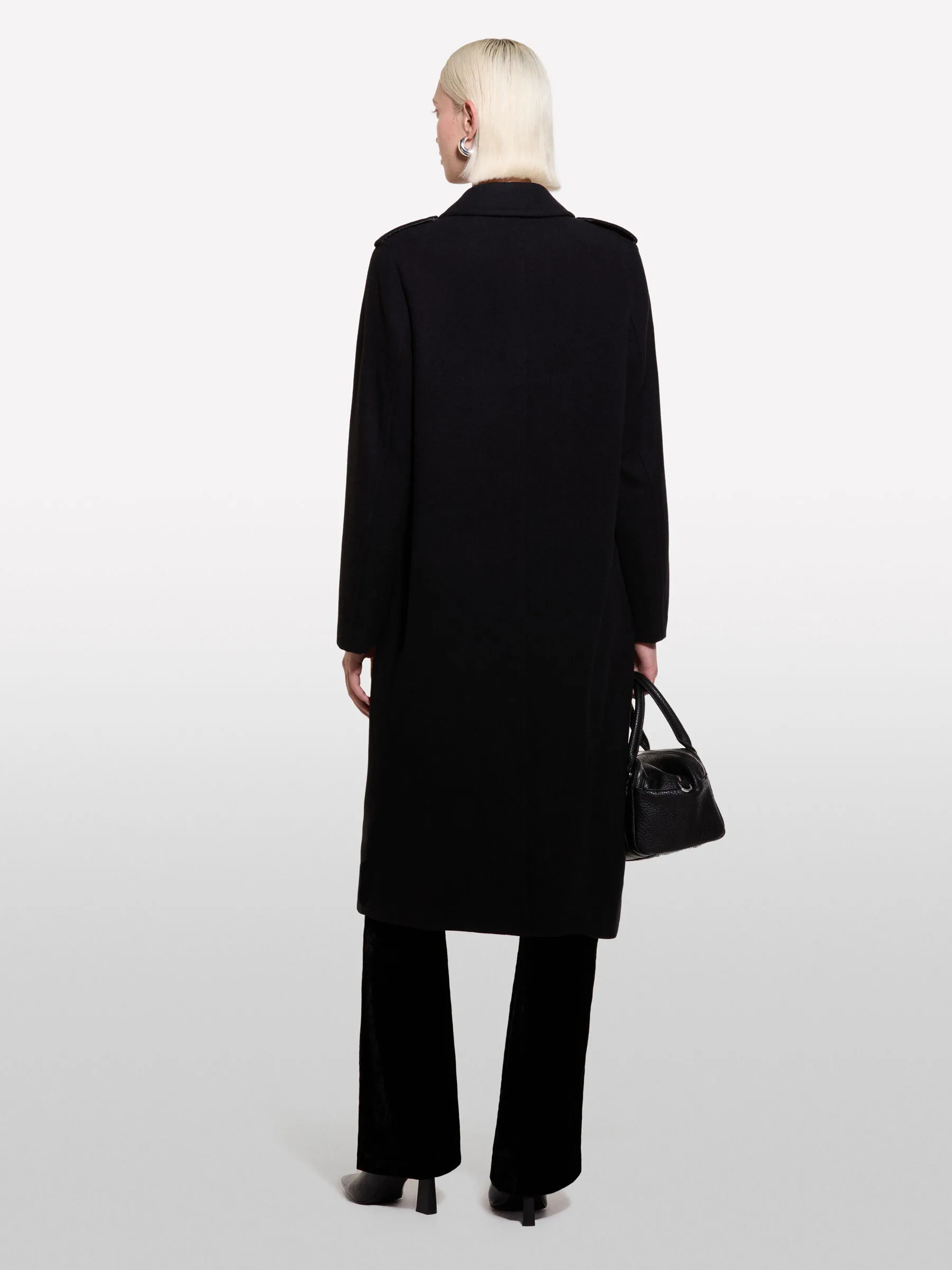 Cappotto lungo nero