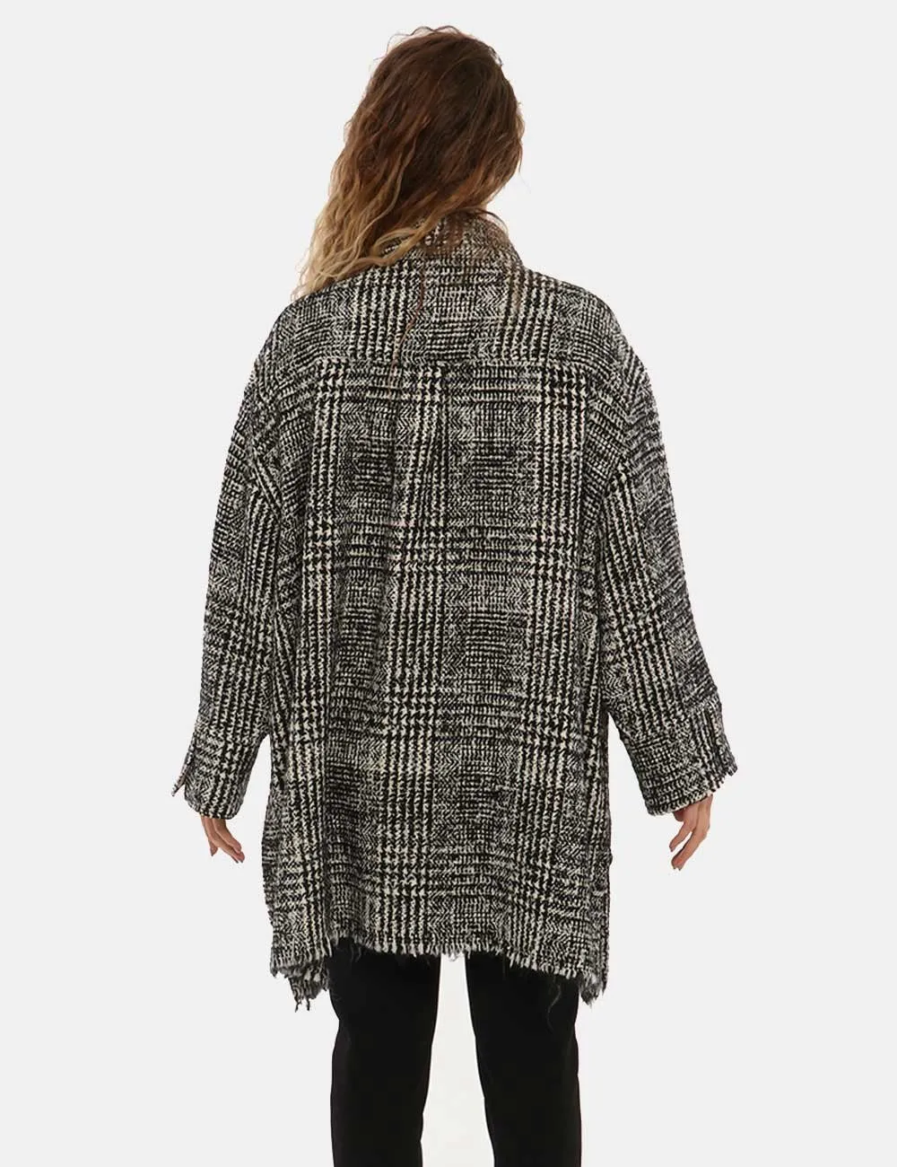 Cappotto Seventy oversize fantasia
