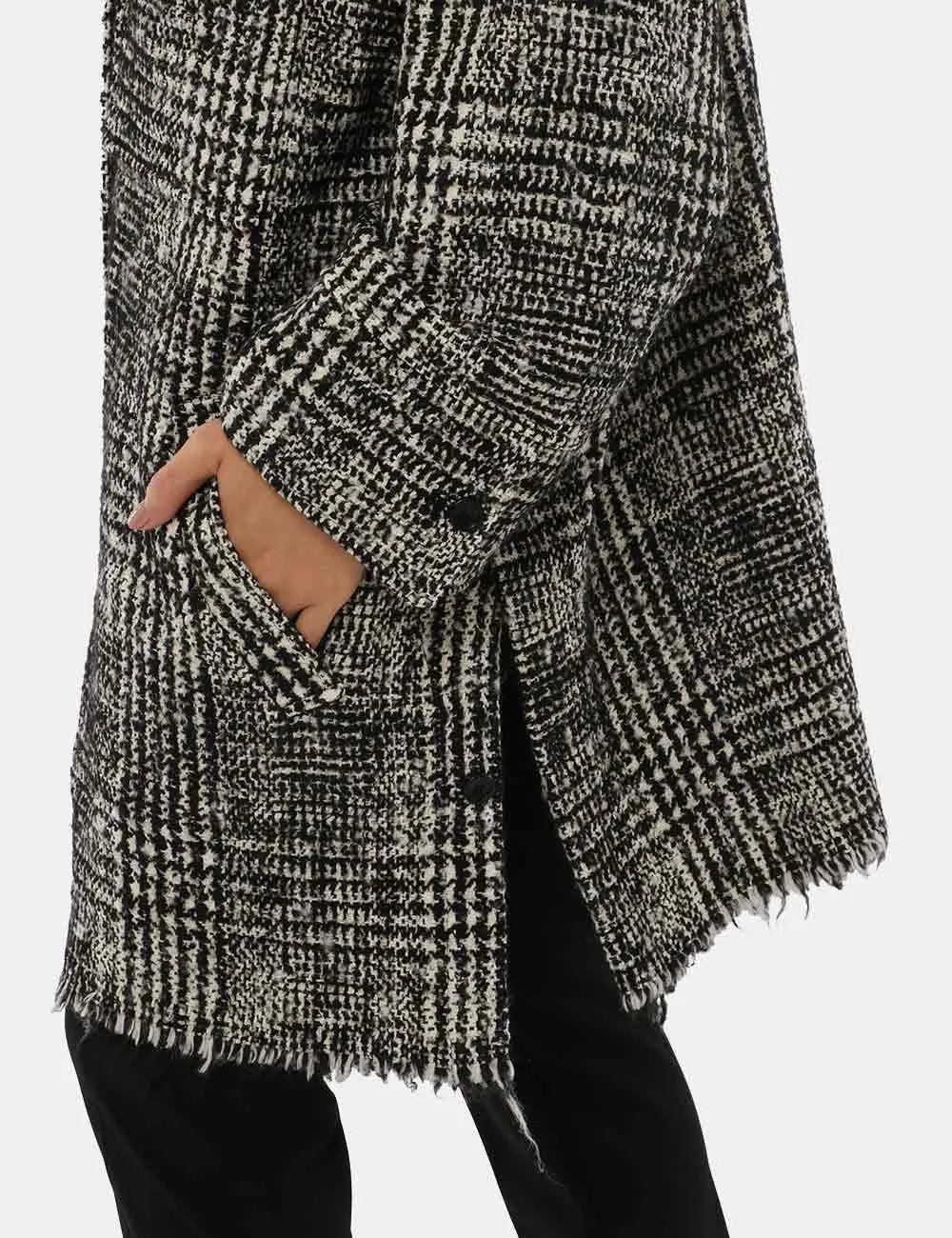 Cappotto Seventy oversize fantasia