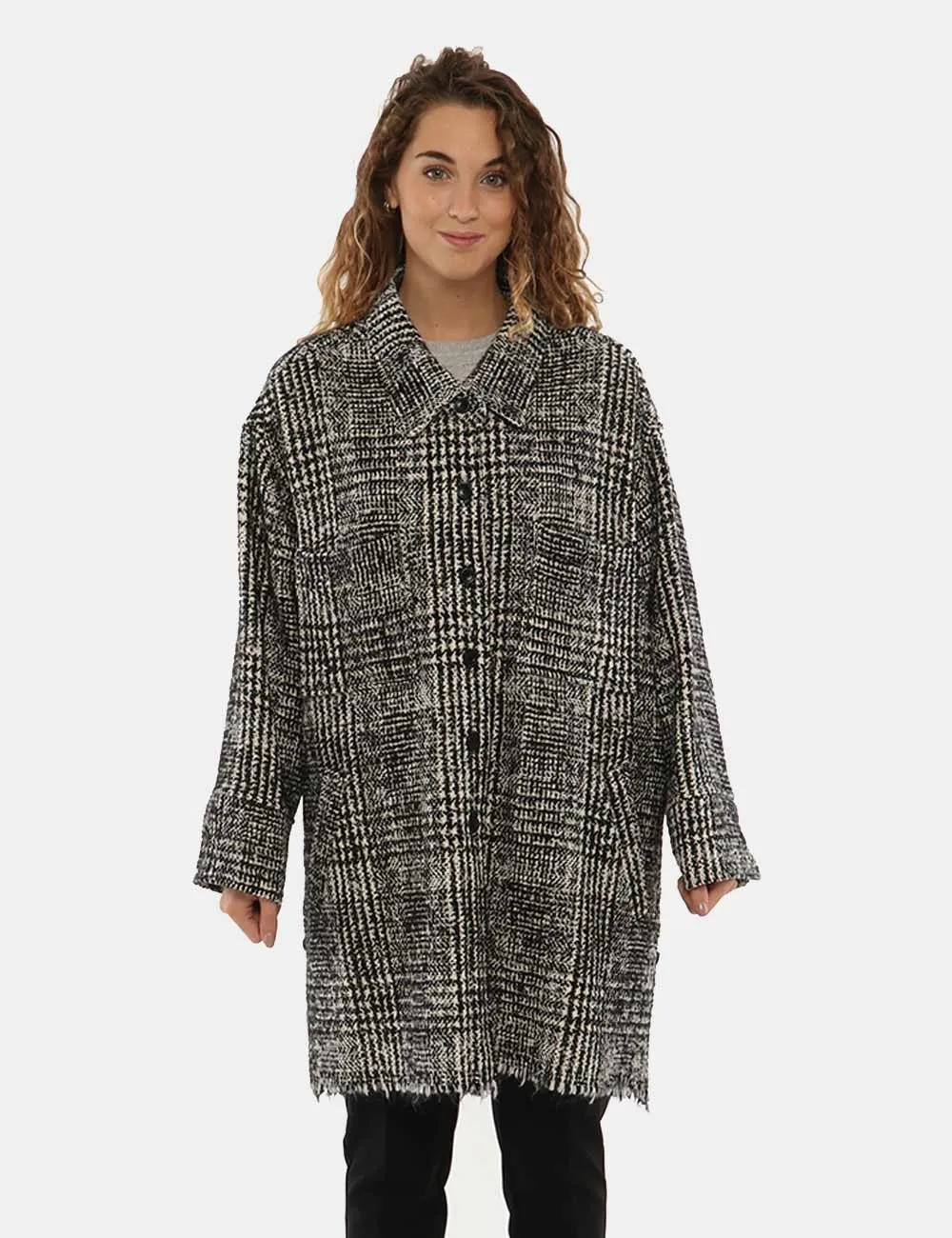 Cappotto Seventy oversize fantasia