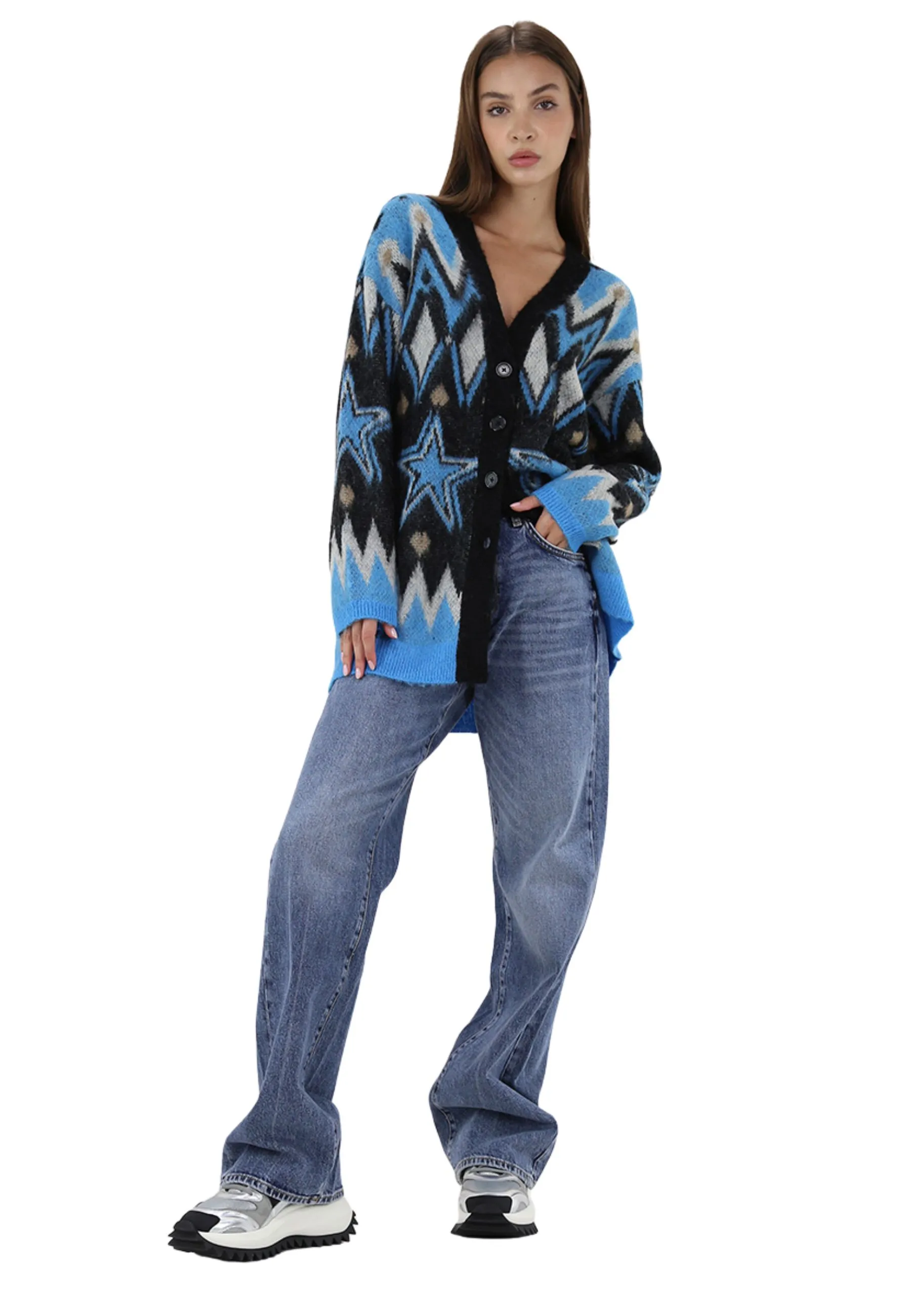Cardigan con bottoni