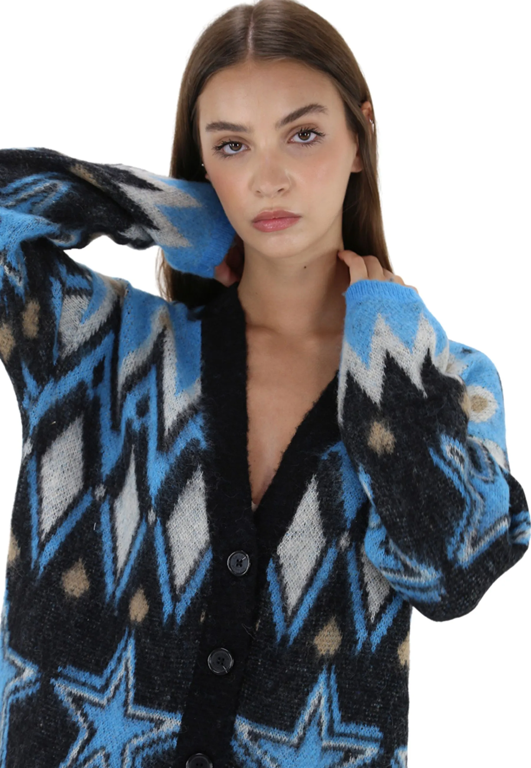 Cardigan con bottoni