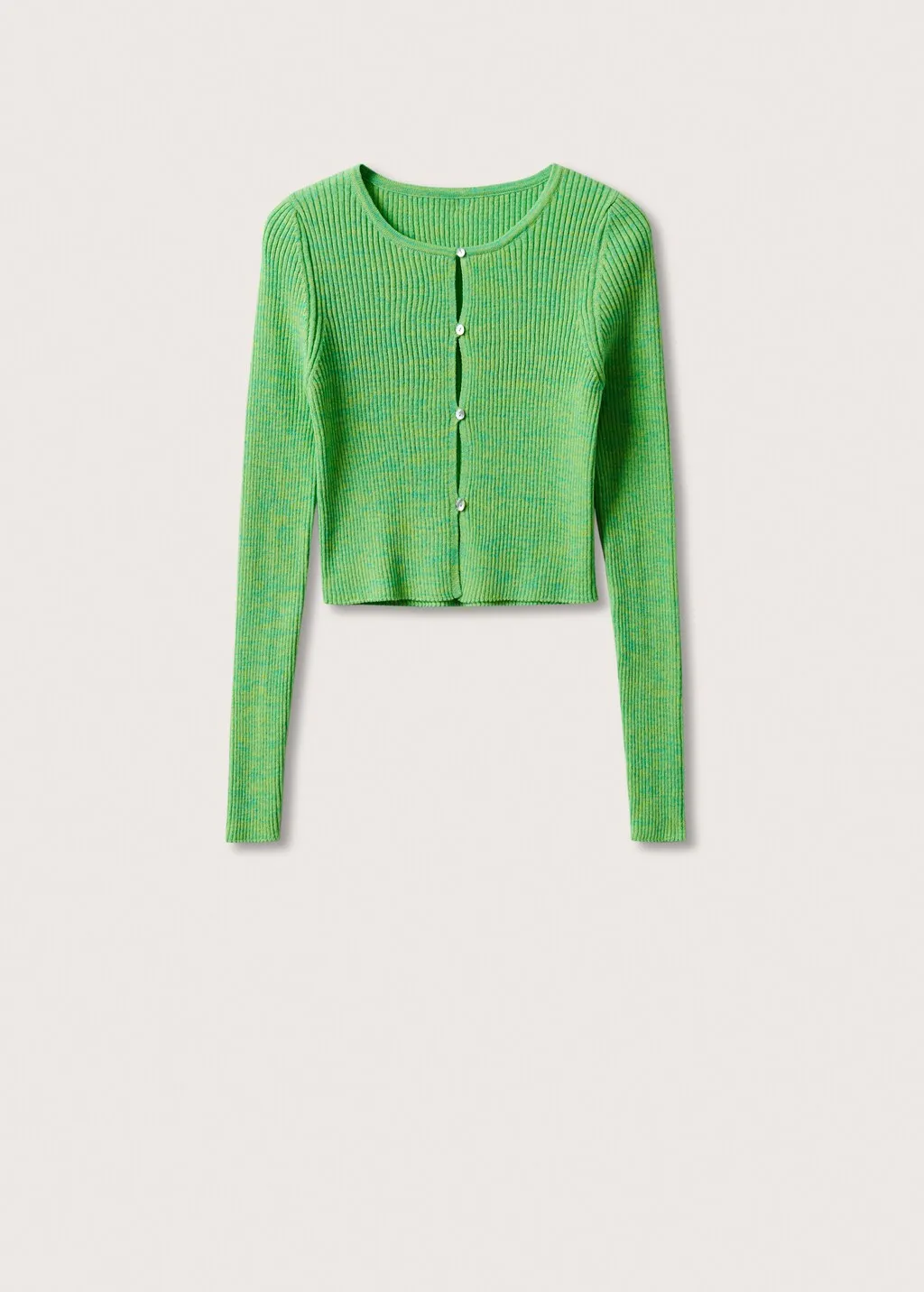 Cardigan crop maglia