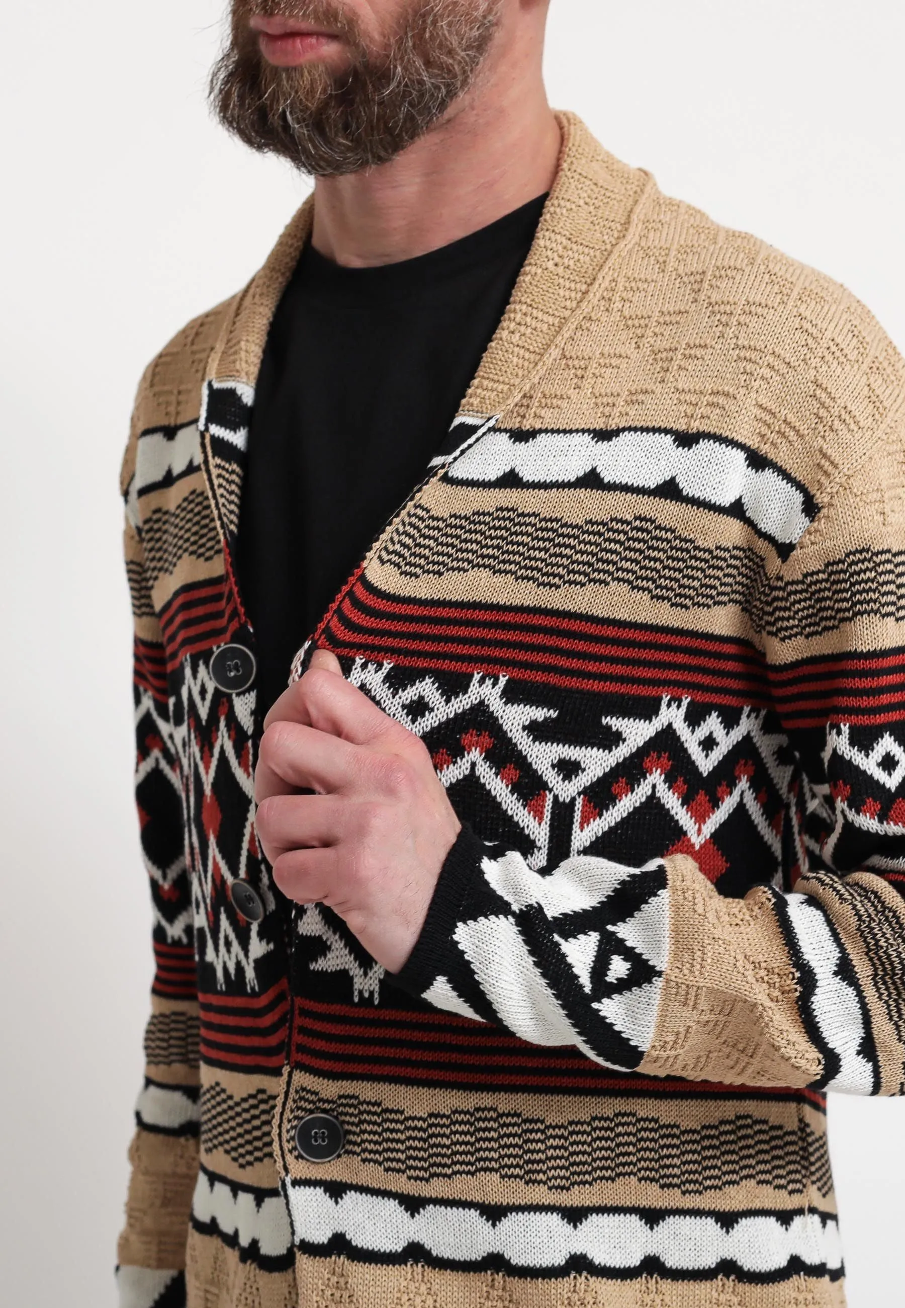 Cardigan Fantasia Cammello