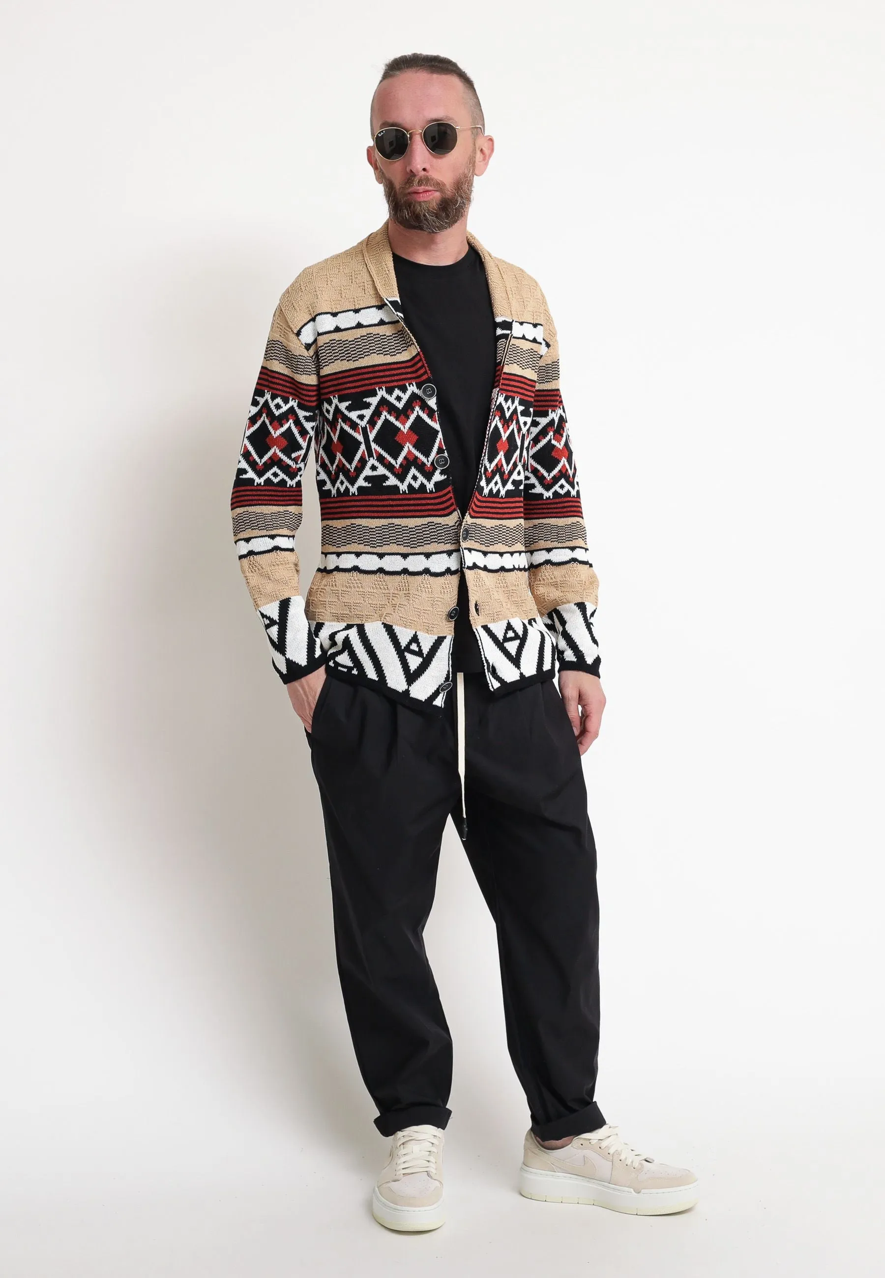 Cardigan Fantasia Cammello