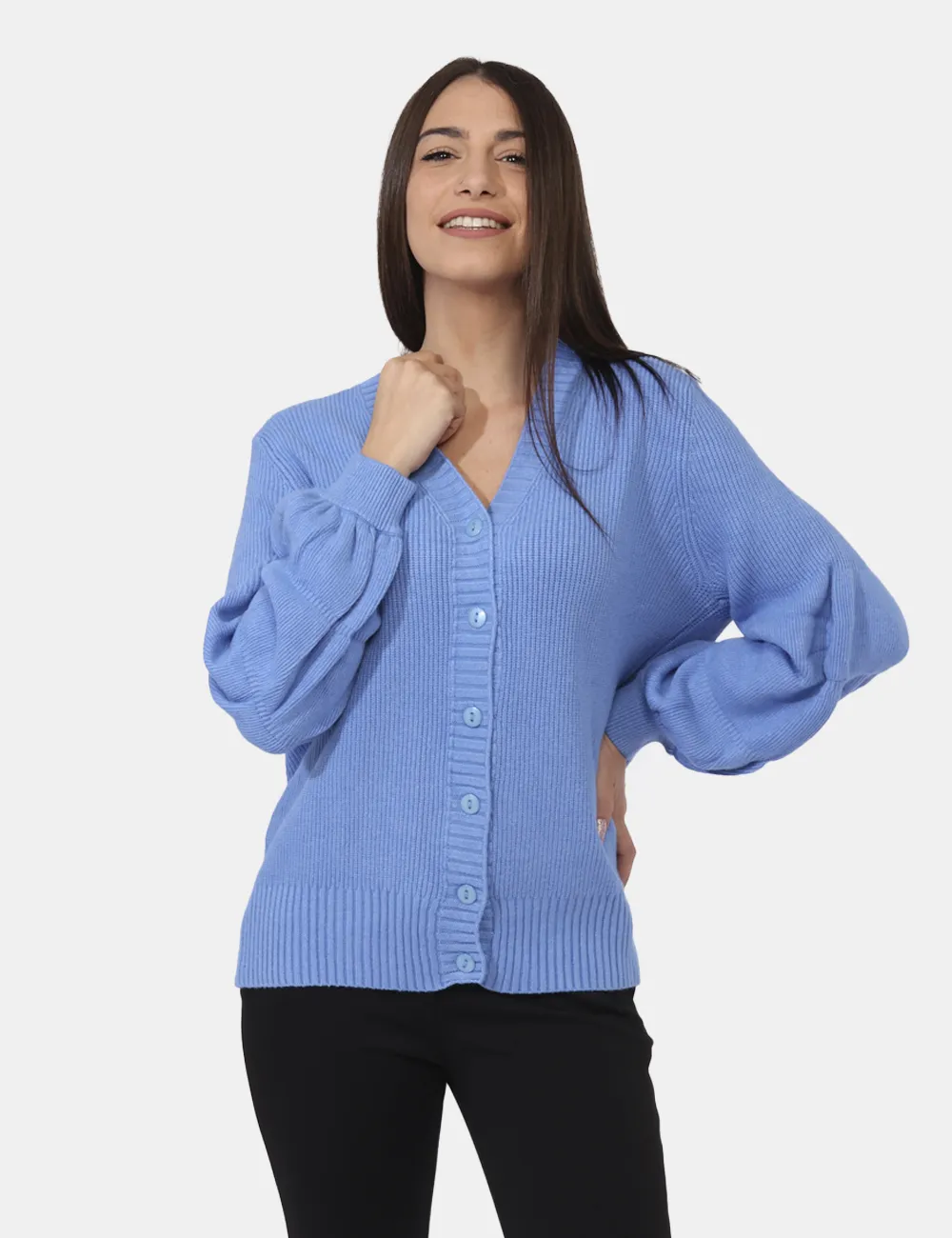 Cardigan Fracomina Azzurro