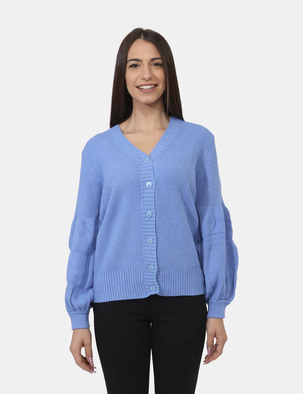 Cardigan Fracomina Azzurro