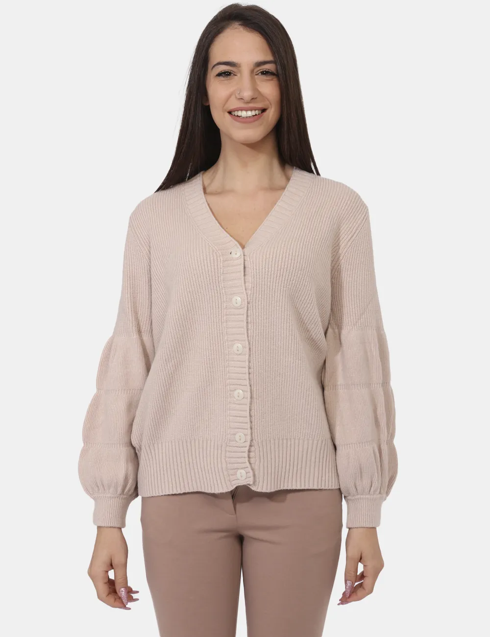 Cardigan Fracomina Rosa