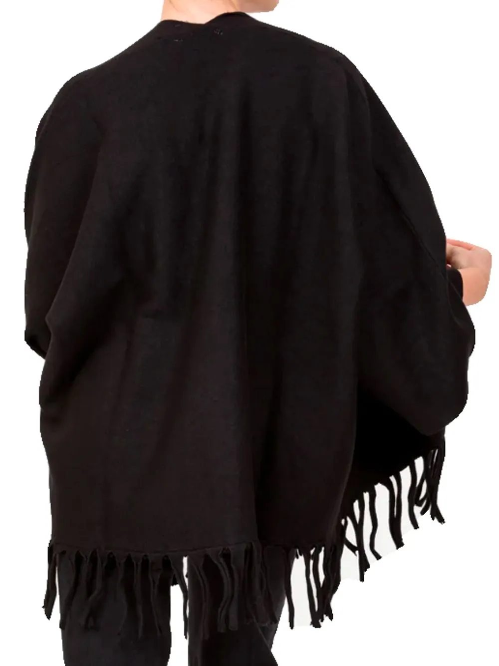 Cardigan Frange - Nero