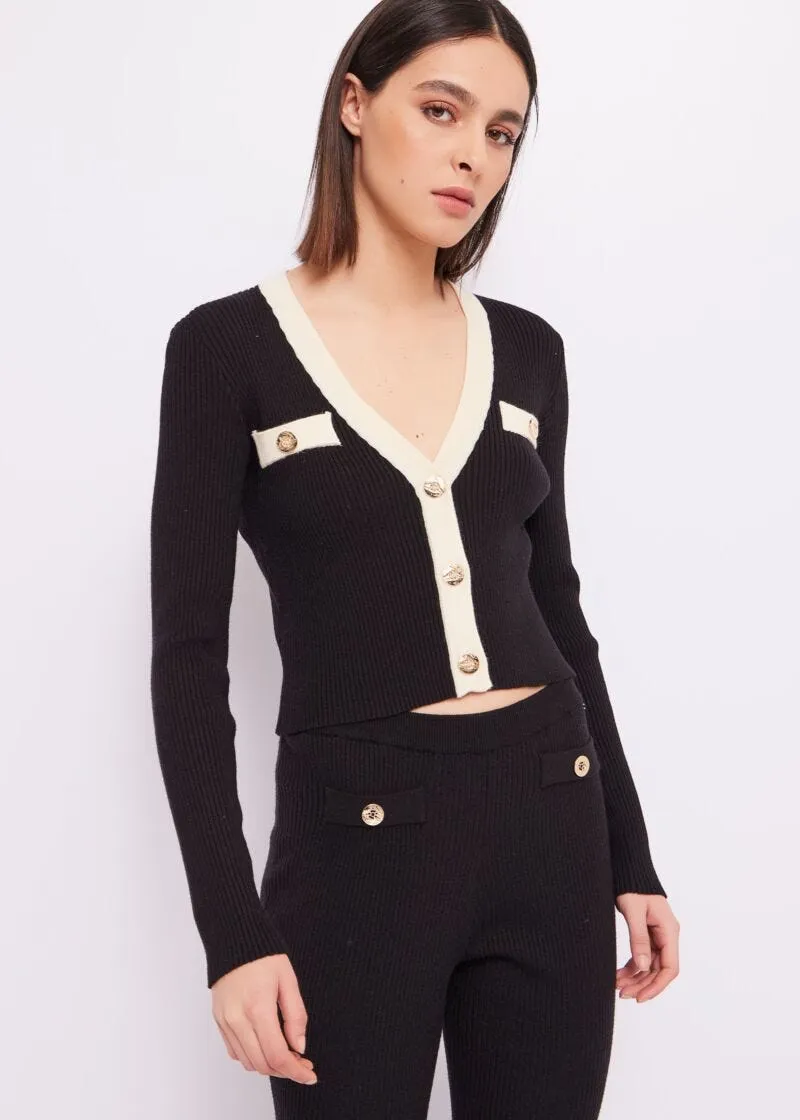 Cardigan in filato