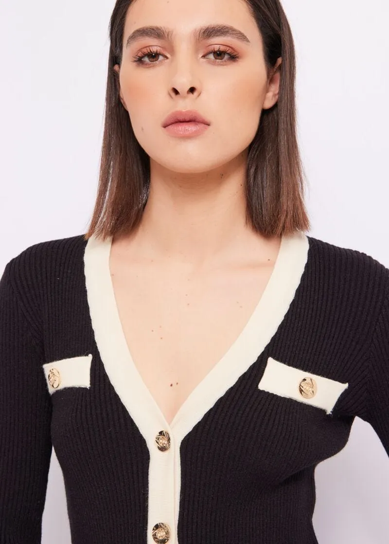 Cardigan in filato