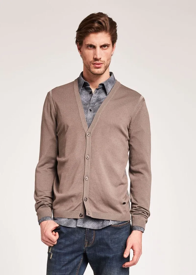Cardigan in viscosa