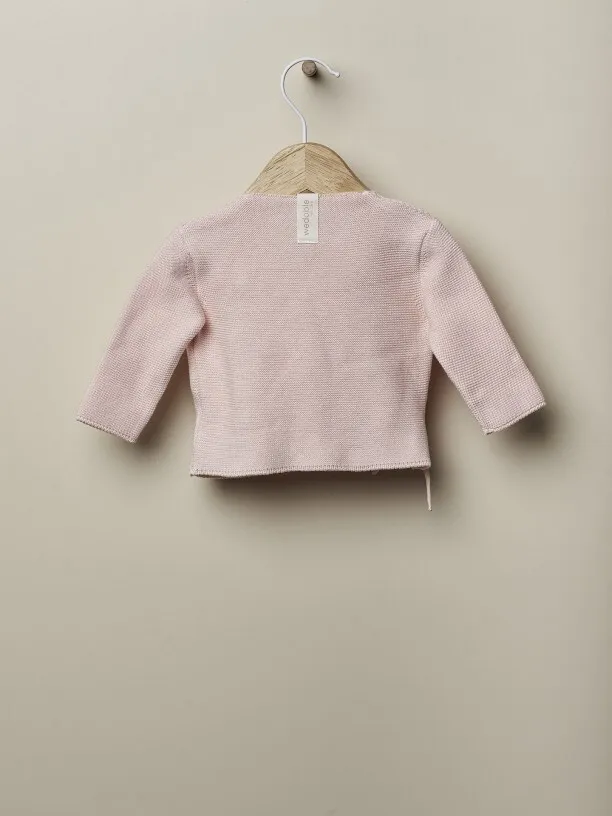 Cardigan lavorato in cotone organico – Wedoble