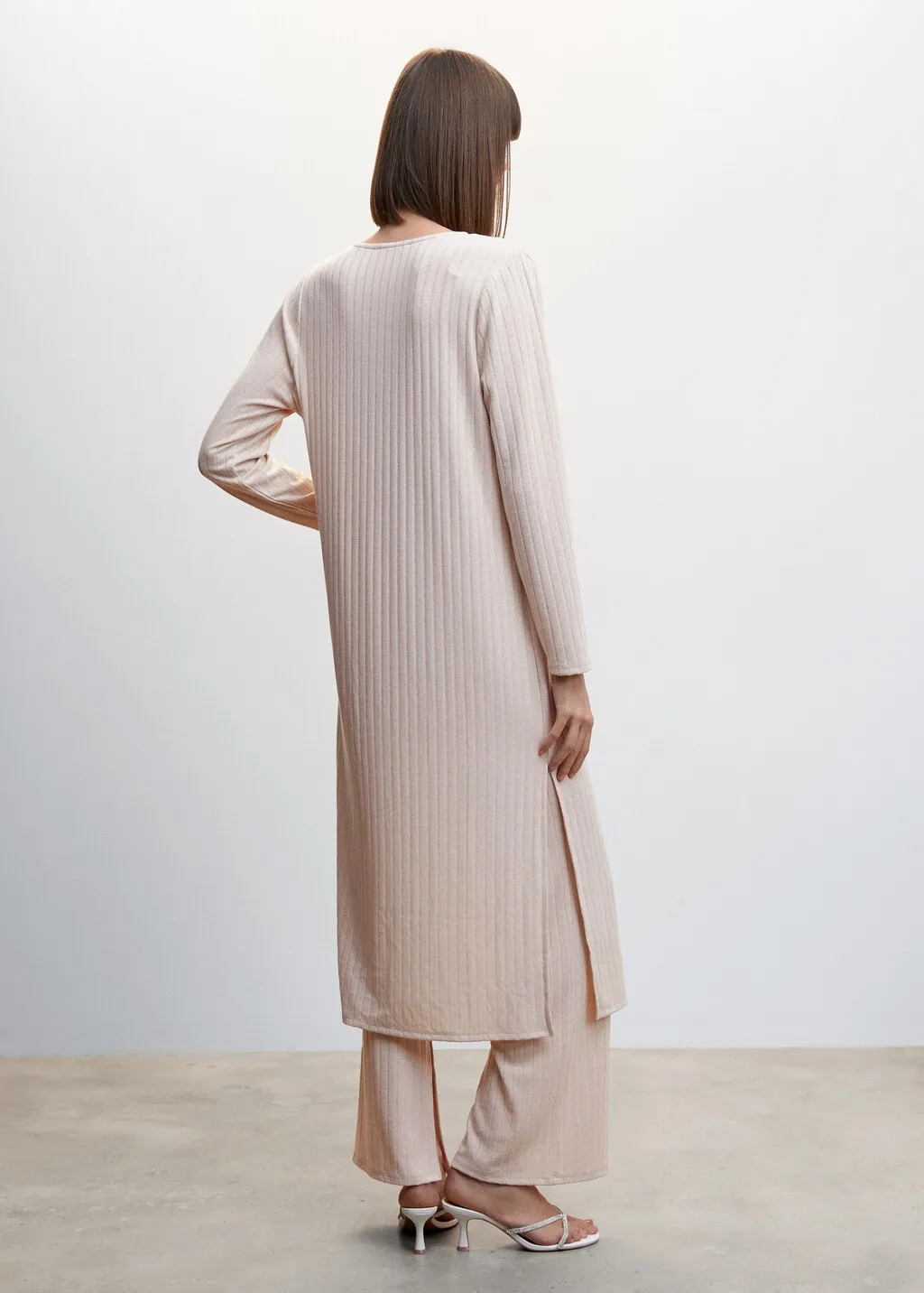 Cardigan lungo coste