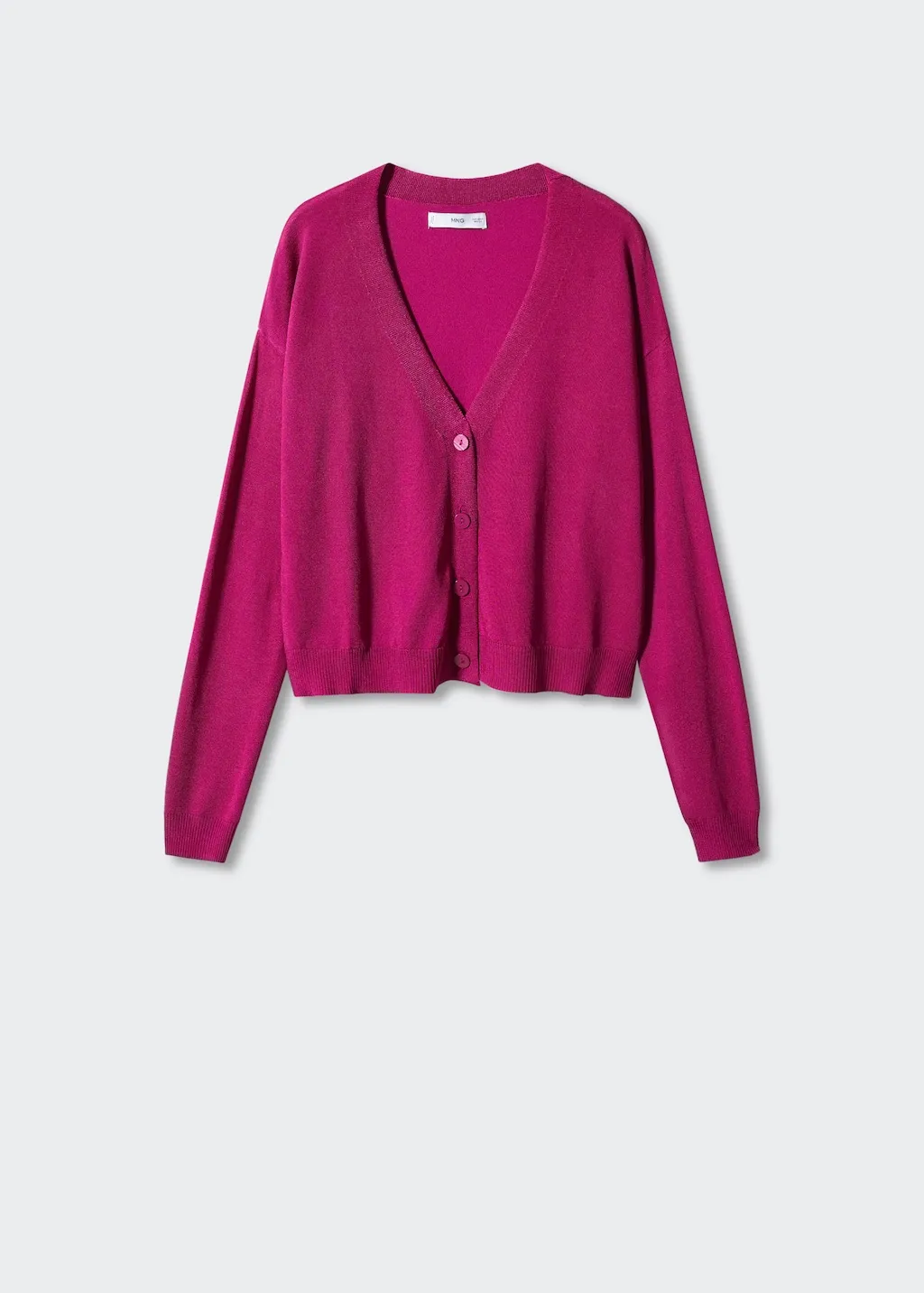 Cardigan punto bottoni
