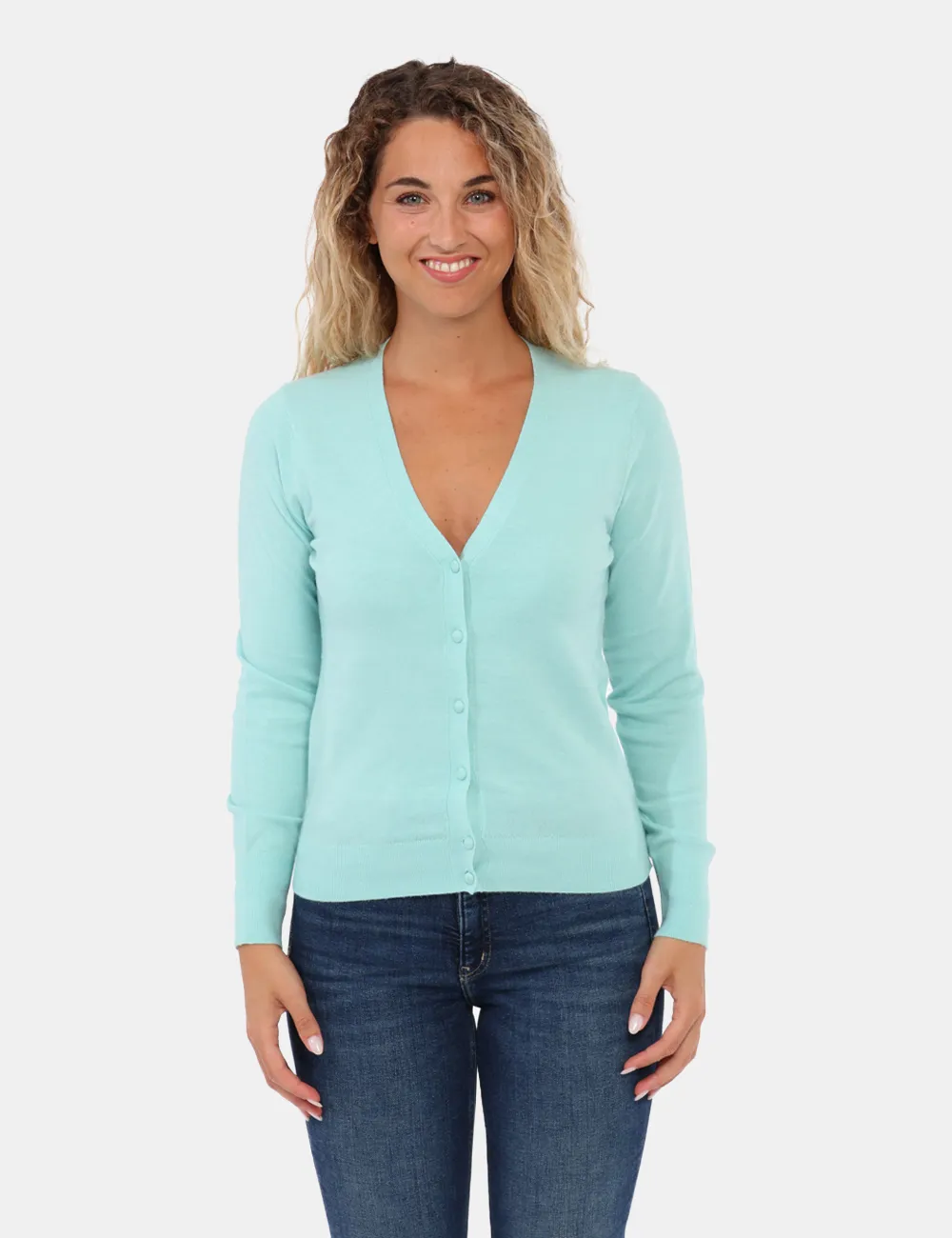 Cardigan Rue De Clerie Verde Acqua