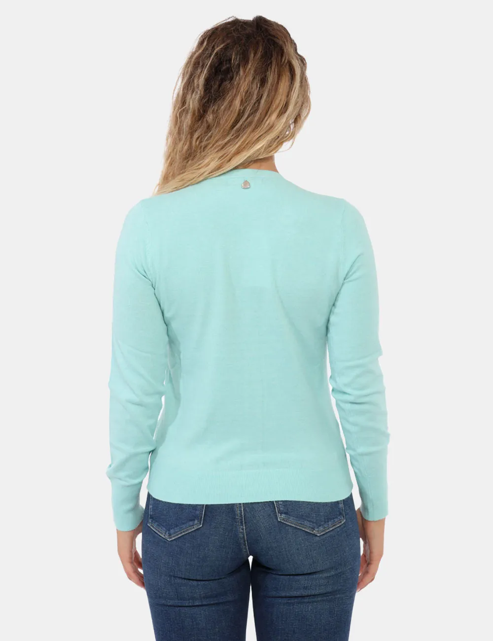 Cardigan Rue De Clerie Verde Acqua