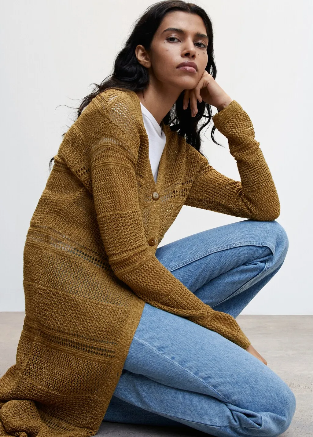 Cardigan spacchi laterali