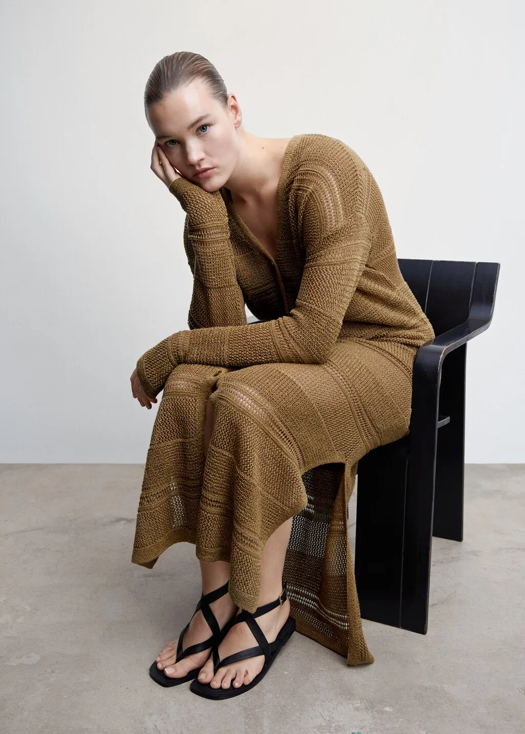 Cardigan spacchi laterali