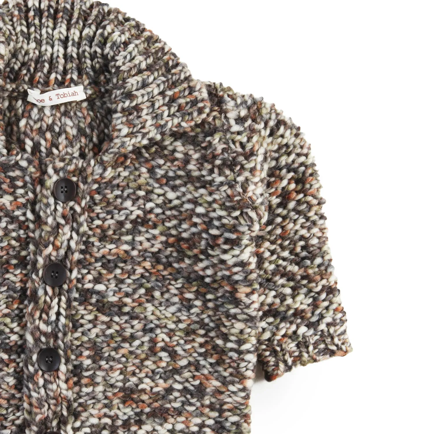 Cardigan Zhoe E Tobiah Verde Melange Bimbo