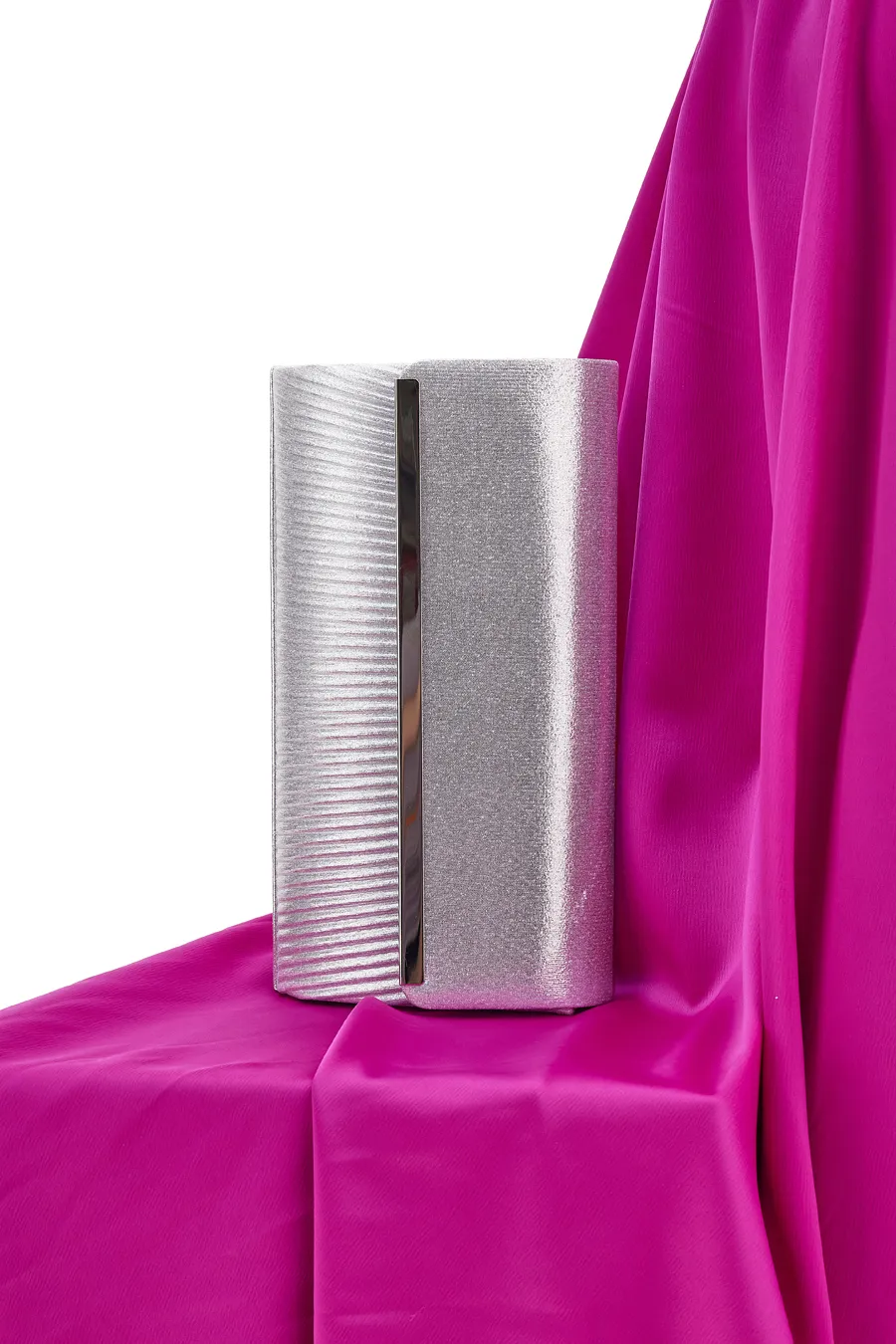 Clutch Argento con Tracolla Coveri Collection 0189