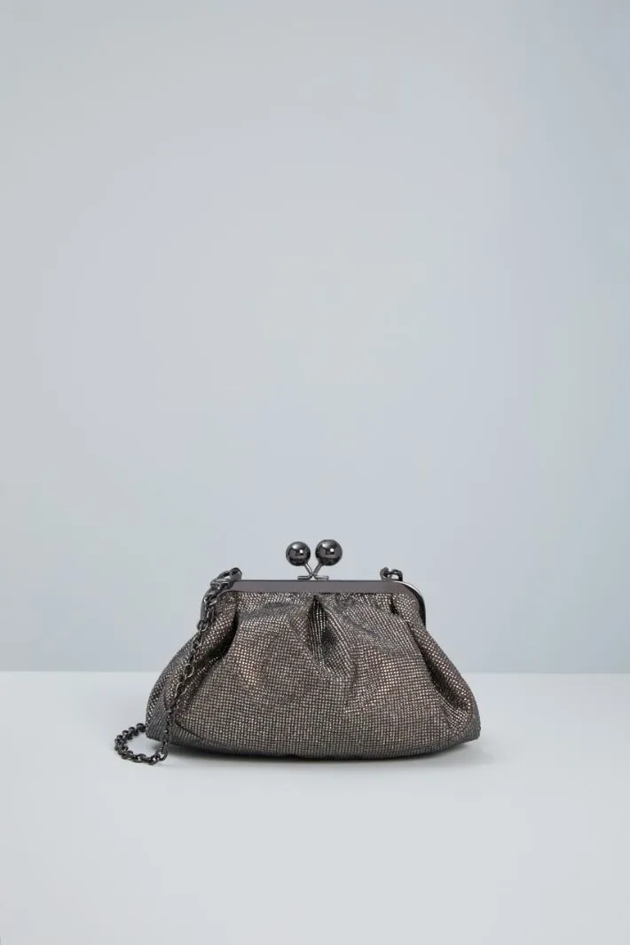 Clutch con strass all over