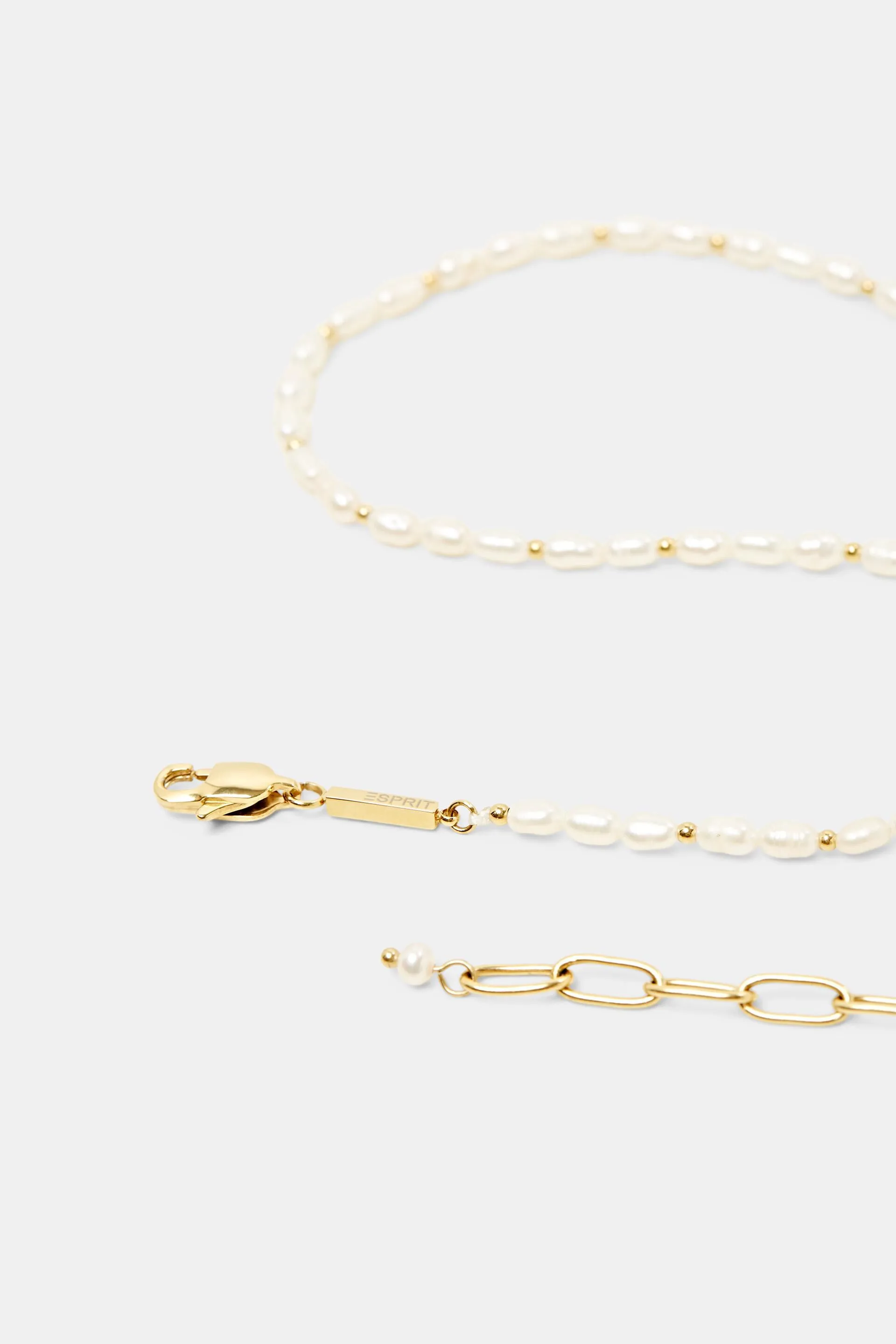 Collana in acciaio inossidabile con perline