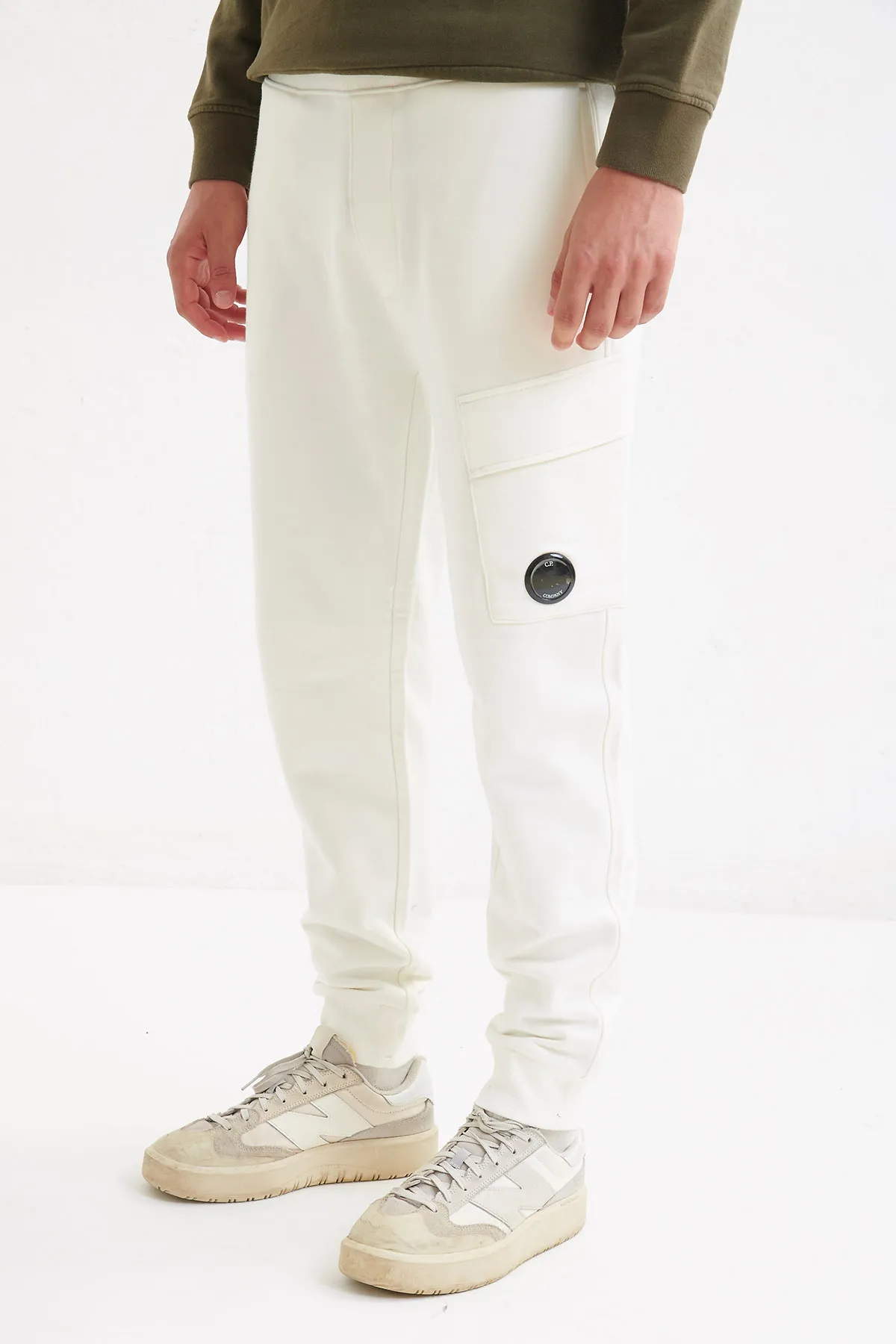 C.P.COMPANY Pantalone Jogger cargo in felpa