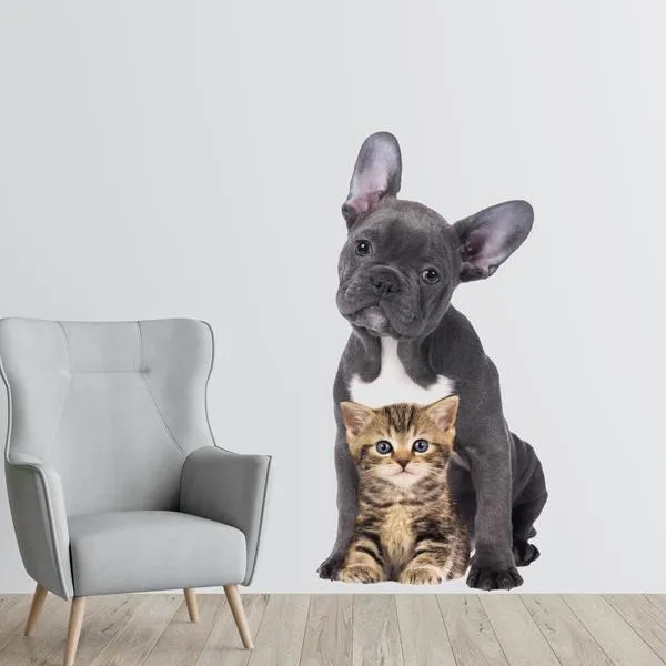 cuccioli amichevole - ADESIVI MURALI