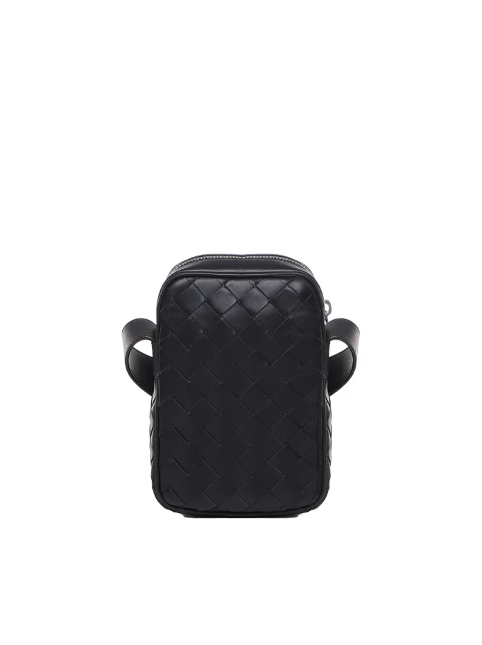 Custodia per smartphone intrecciato con zip
