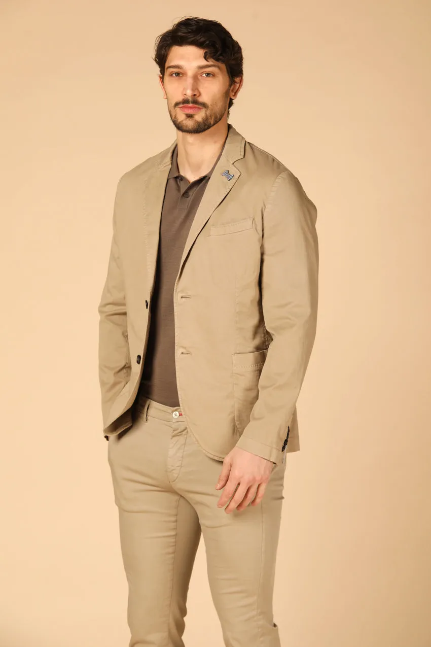Da Vinci Summer blazer homme en coton et tencel régulier